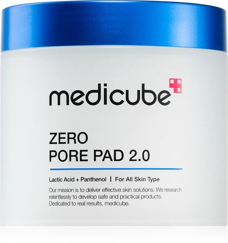 Exfoliační polštářky Zero Pore Pad 2.0 pro vyhlazení pleti a minimalizaci pórů, MEDICUBE, 771 Kč