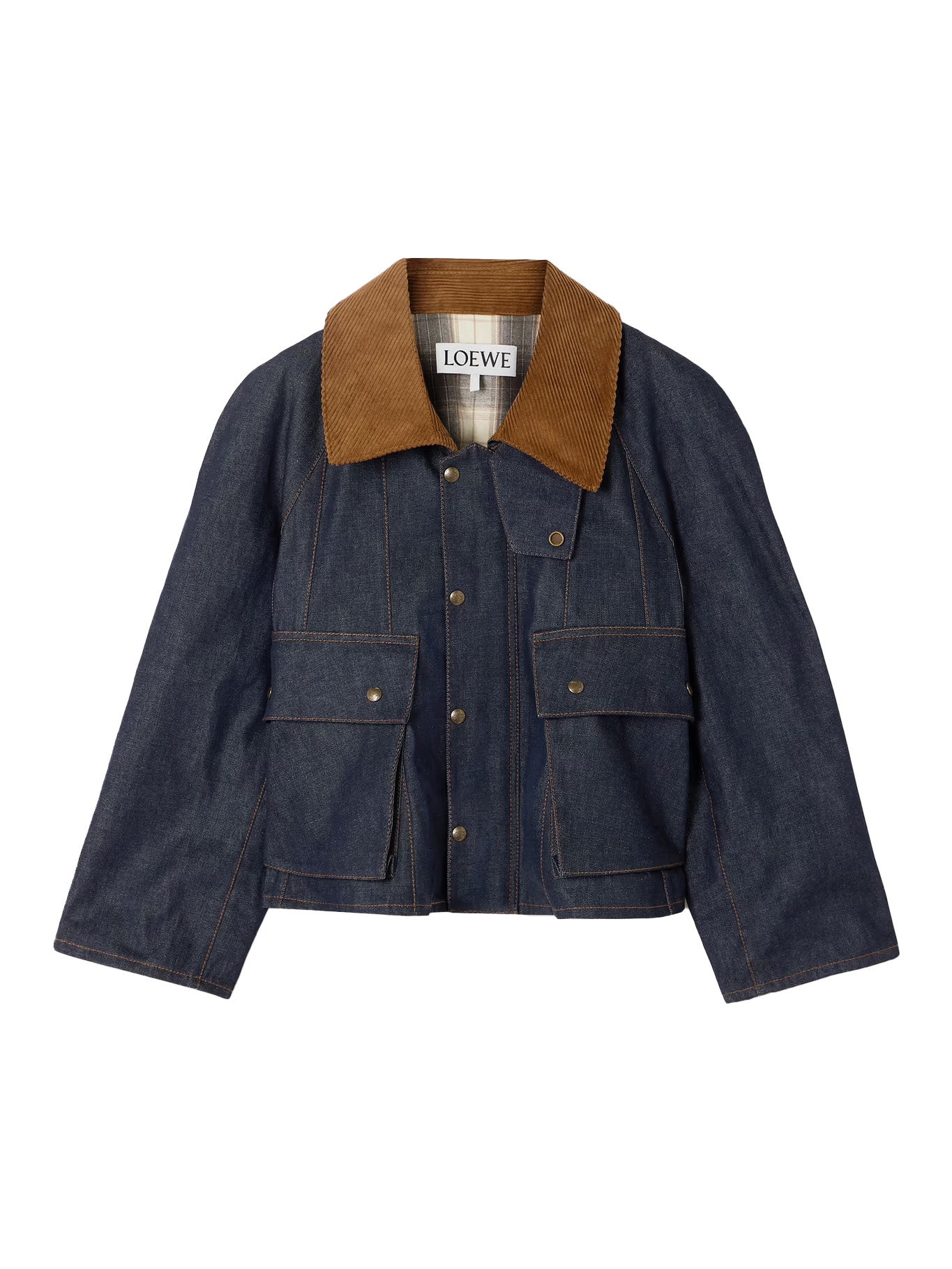 Bunda s koženým límcem, LOEWE, prodává Net-a-Porter, 1 400 €