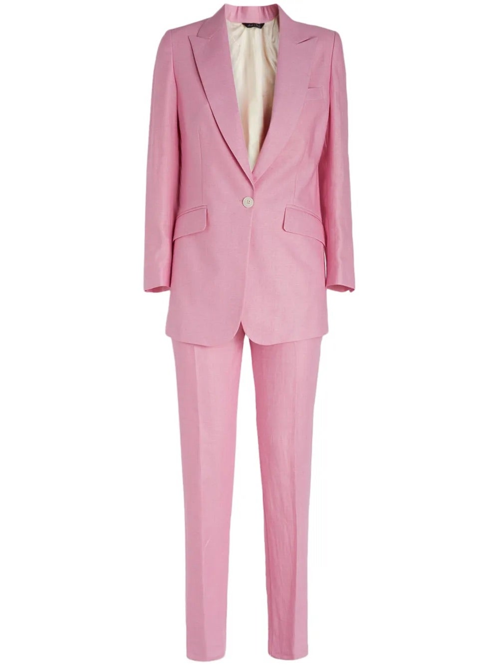 Růžový oblek, BRIAN DALES, prodává Farfetch, 529 €