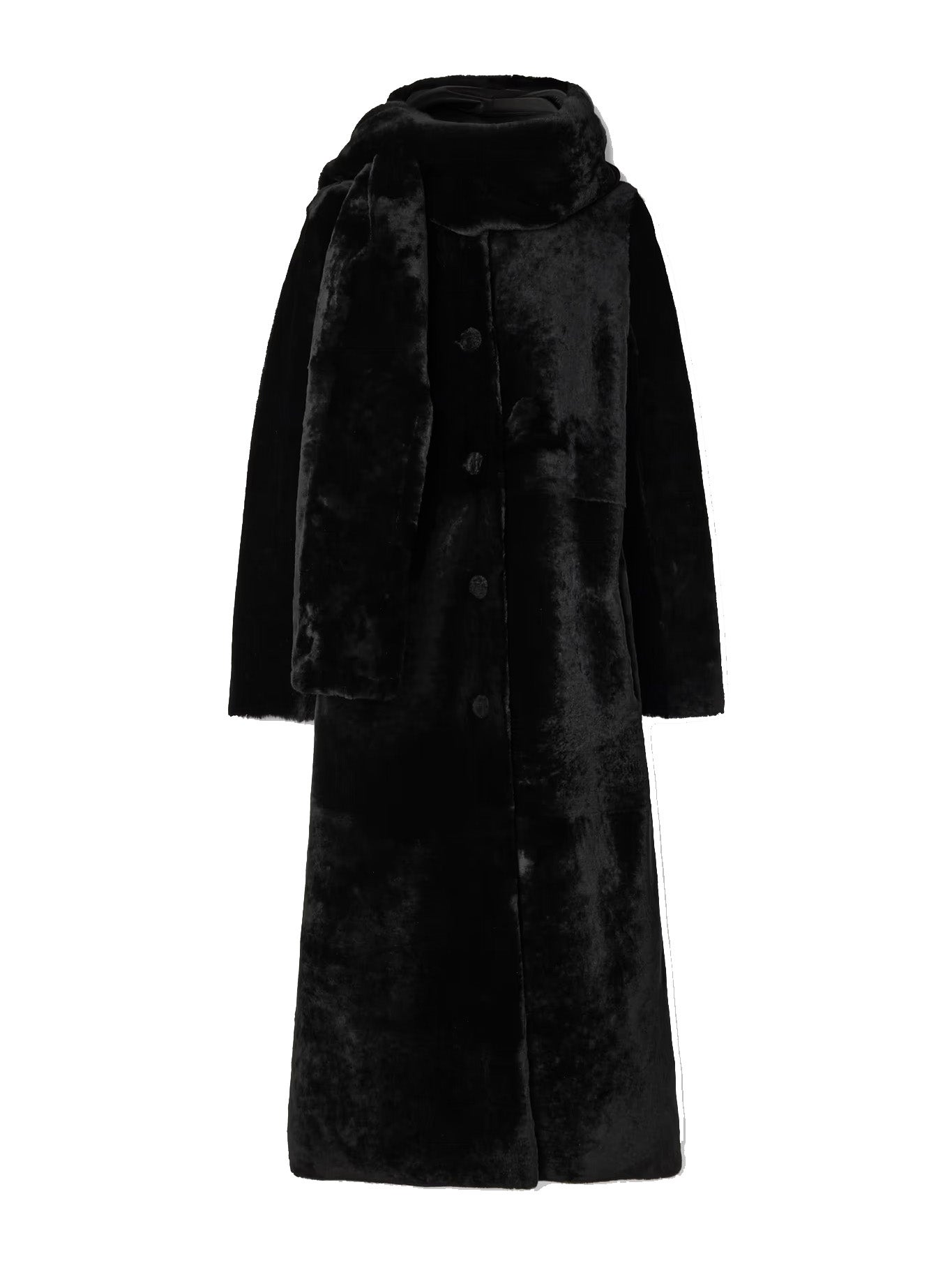 Kožíšek s detailem šály, NOUR HAMMOUR, prodává Net-a-Porter, 2 050 €