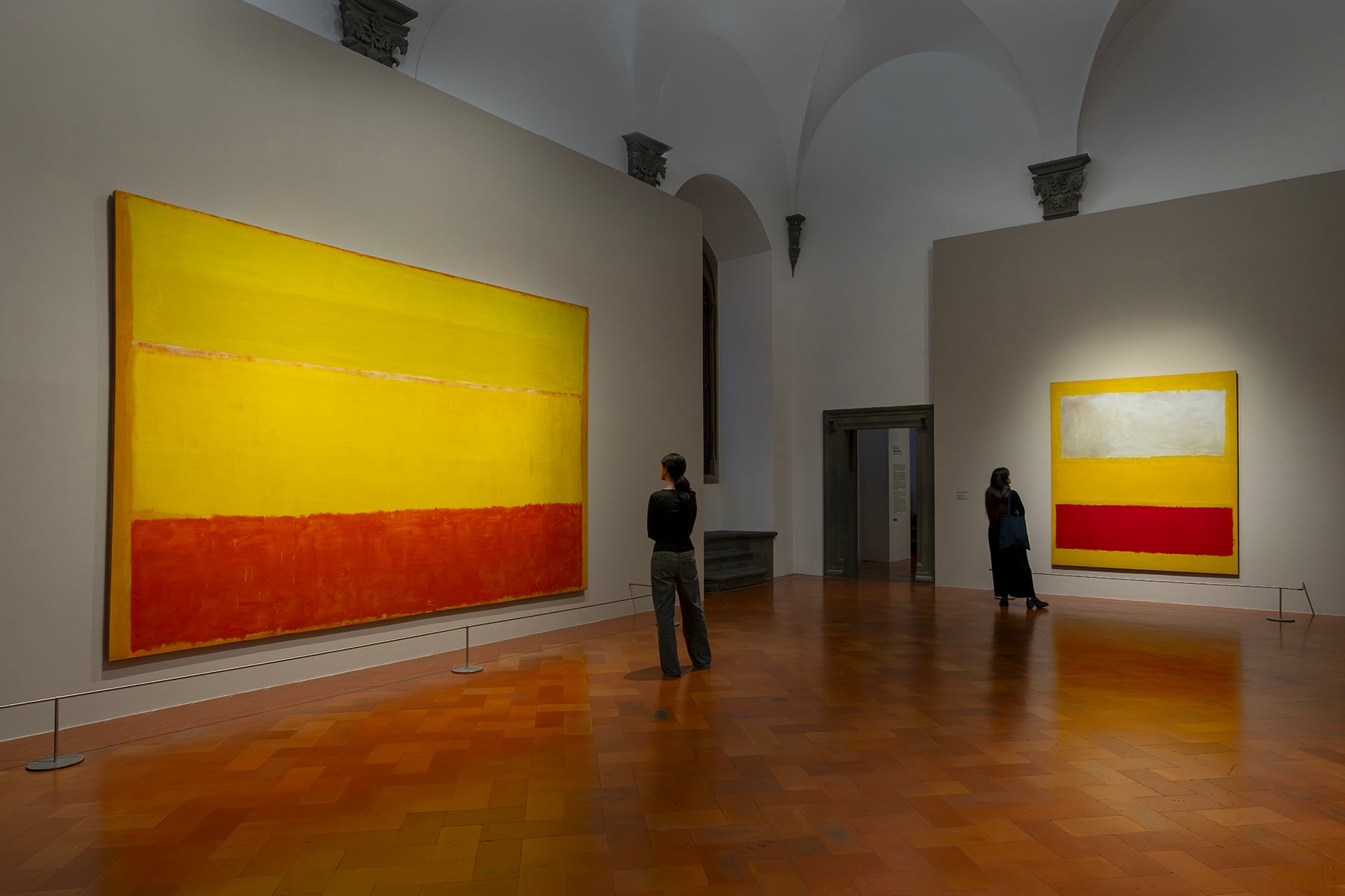 Výstava Rothko a Firenze, pohledy do expozice, Palazzo Strozzi, Museo di San Marco a Biblioteca Medicea Laurenziana, Florencie, 2026