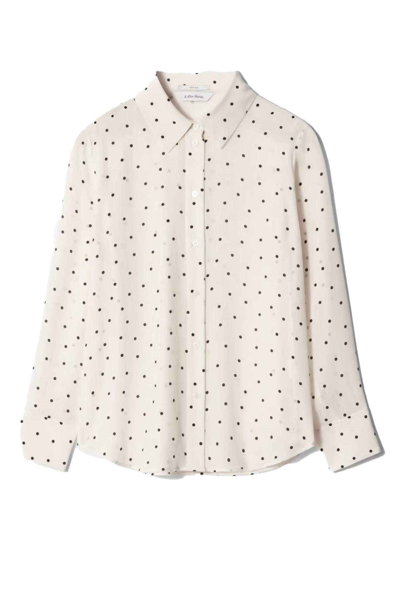 Hedvábná košile s puntíky, &OTHER STORIES, prodává H&M, 3 490 Kč