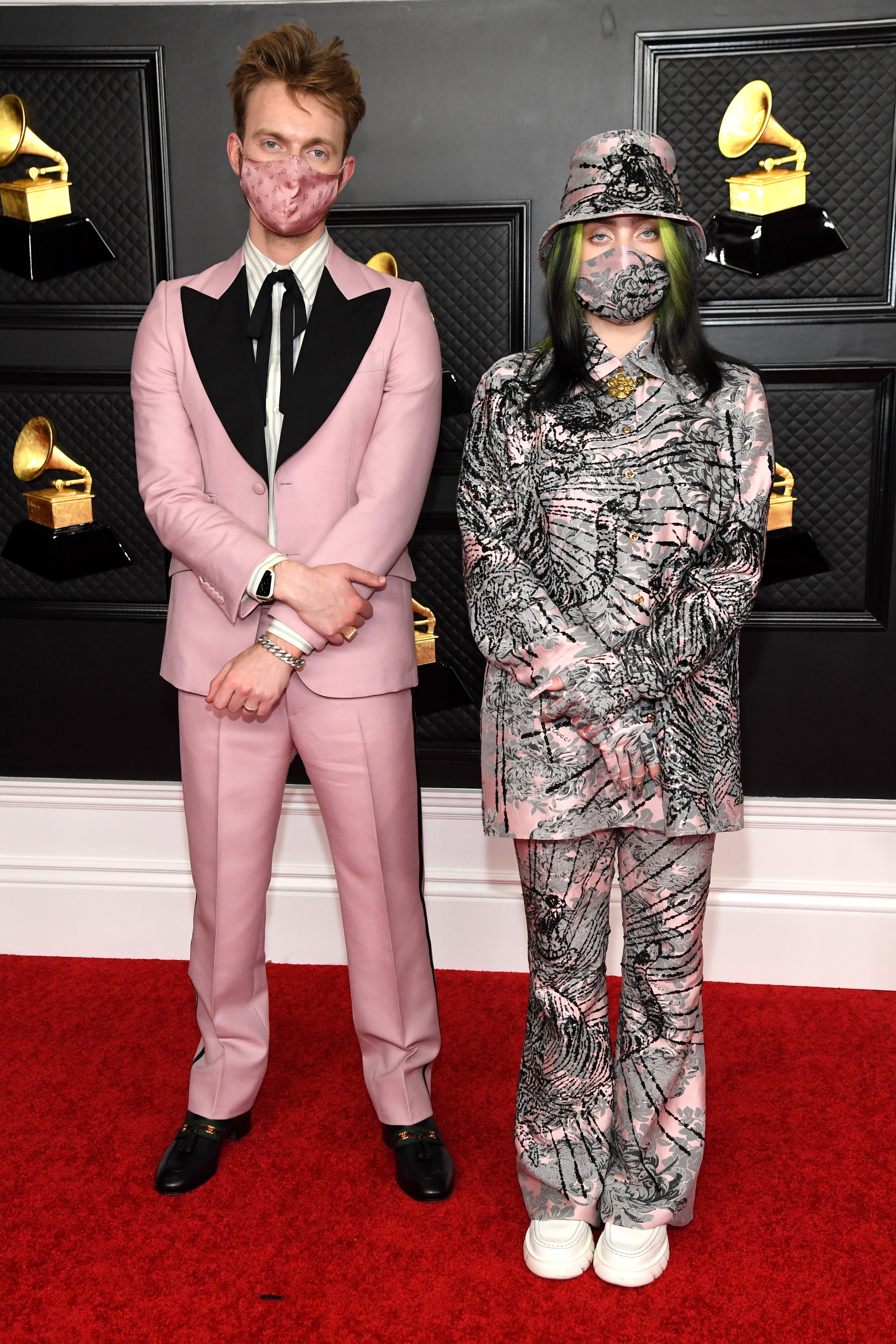 Finneas O'Connell a Billie Eilish v Gucci, Grammy Award 2021