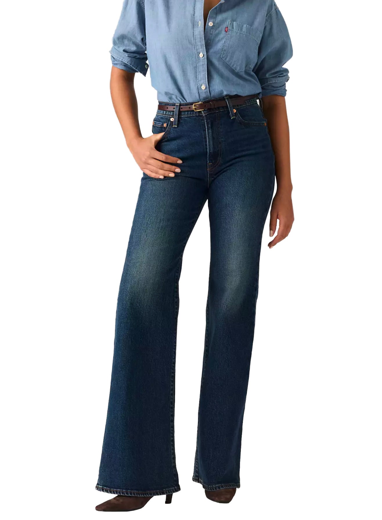 Džíny do zvonu Ribcage Flare Jeans, LEVI'S, 3 599 Kč