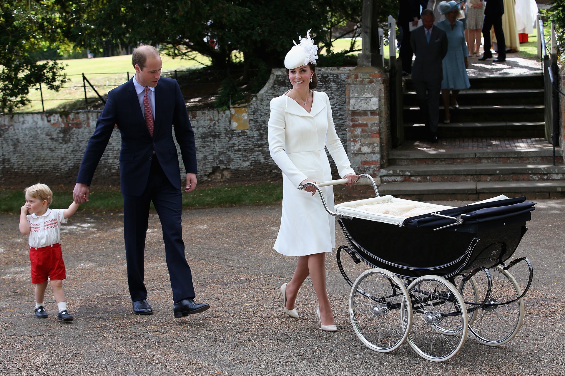 Vévodkyně z Cambridge v modelu Alexander McQueen