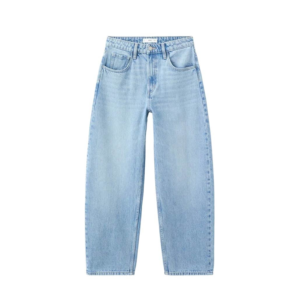 Modré baggy jeans, MANGO, 899 Kč