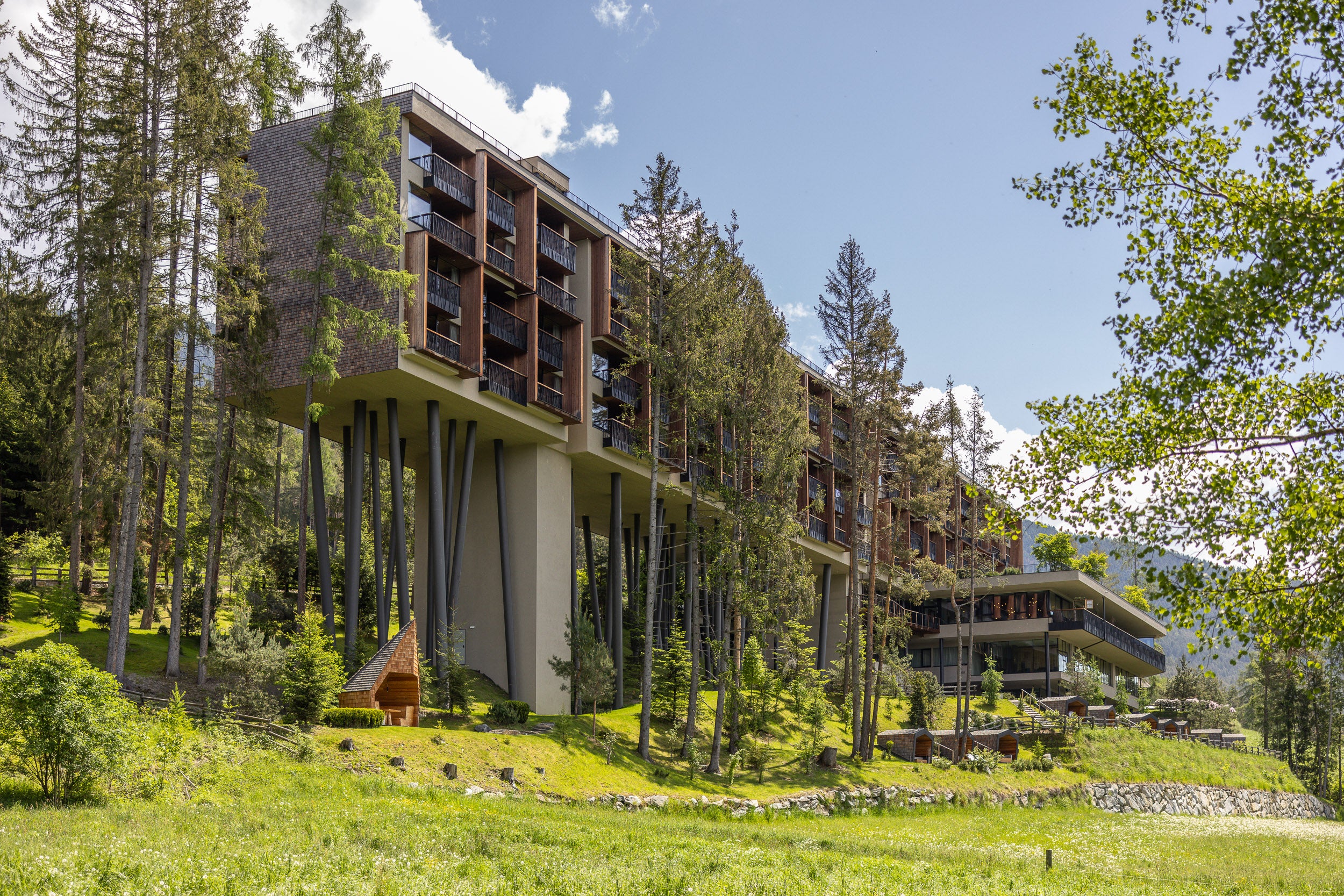 My Arbor v Dolomitech: Hotel v korunách stromů, odkud se nechce domů