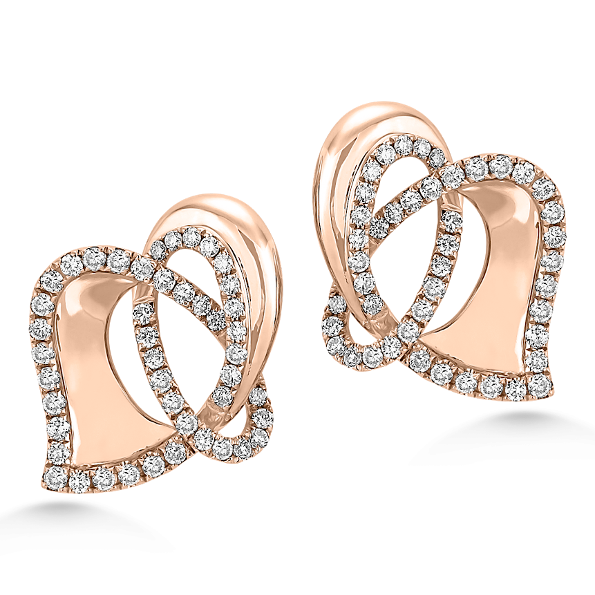 Náušnice zdobené bílými brilianty, ALO Diamonds, 80 133 Kč