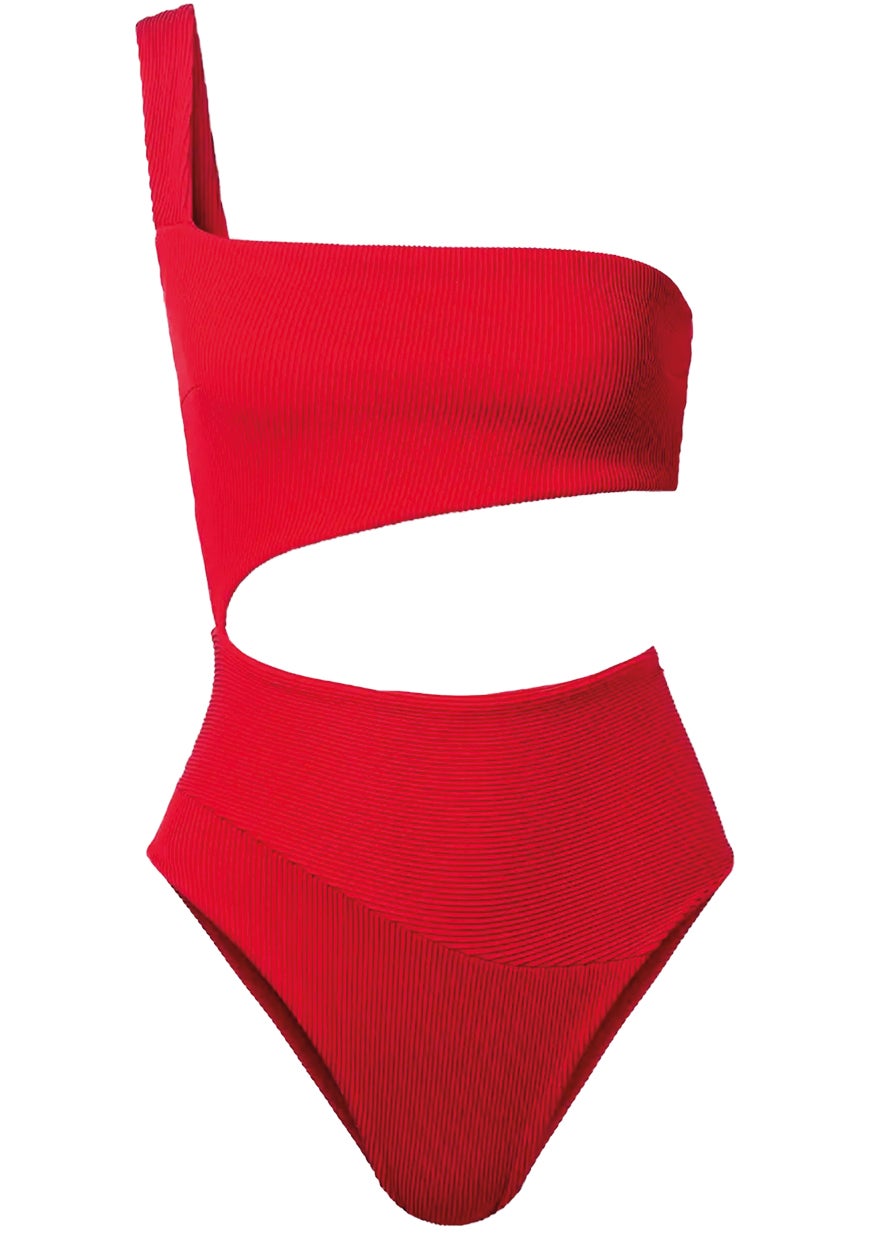 Červené plavky, HAIGHT, prodává Net-a-porter, 278 €