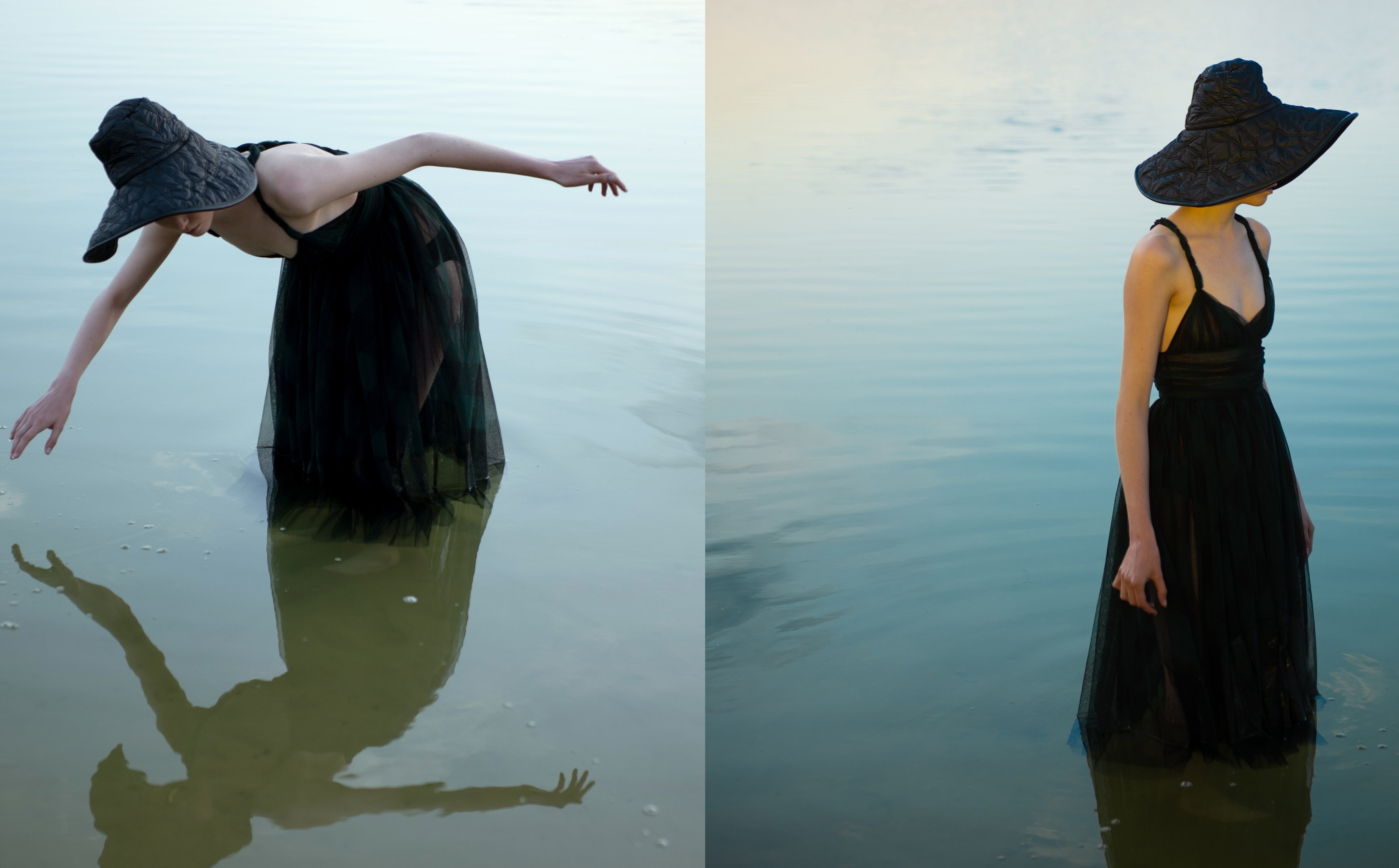 Klobouk, Spatz – Hutdesign Passau; šaty, Dior. Klobouk, Spatz – Hutdesign Passau; šaty, Dior.