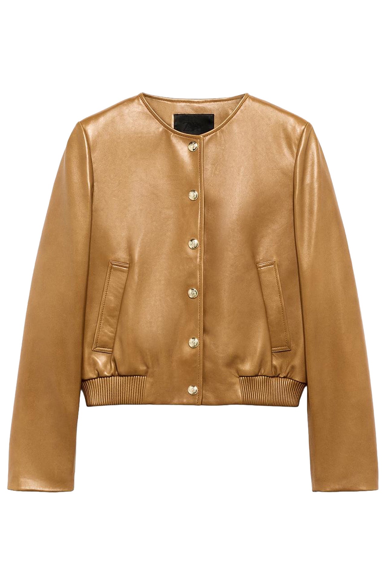 Kožená bunda, ZARA, 5 299 Kč