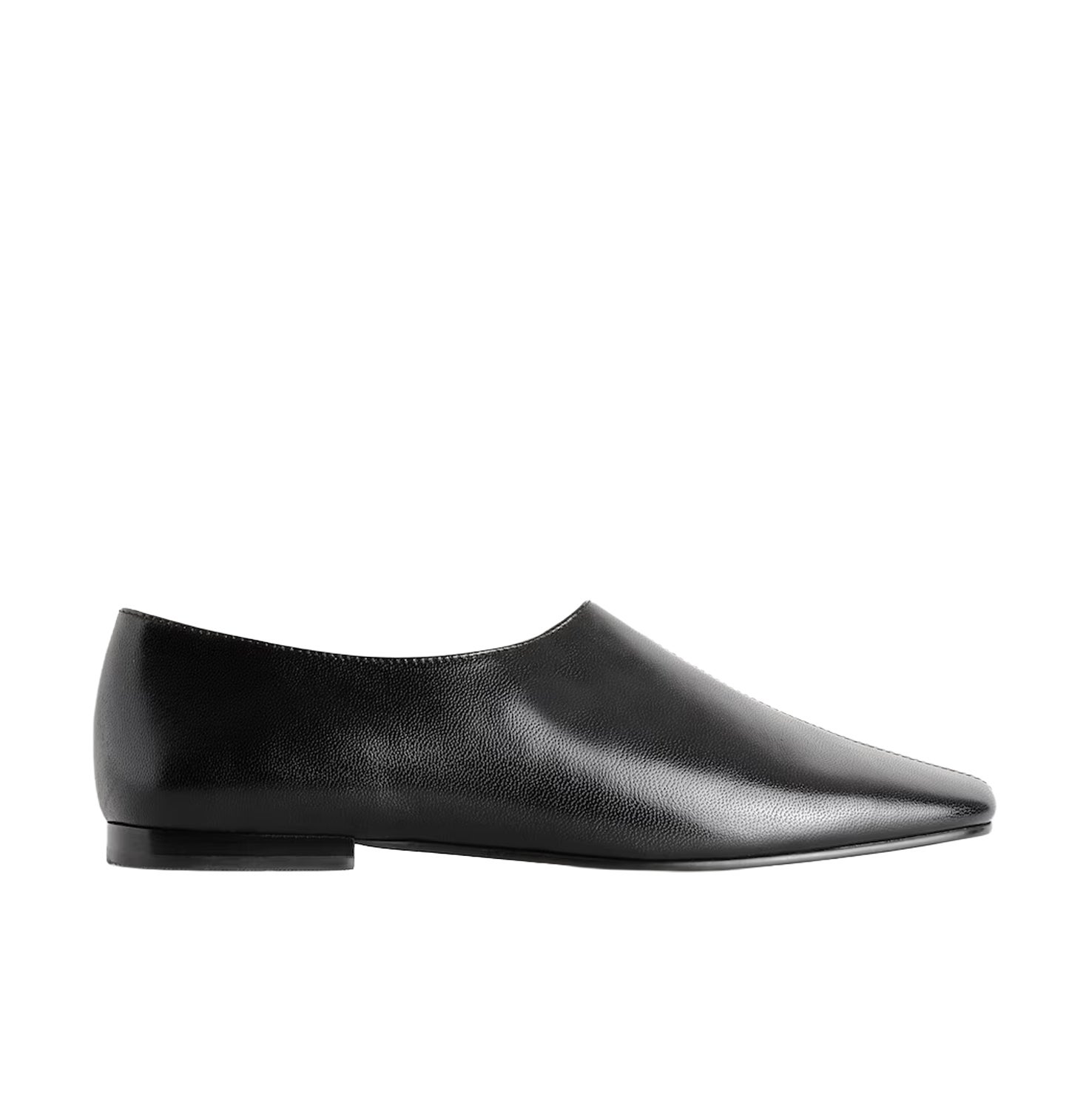 Kožené nazouvací boty s hranatou špičkou, COS, 129 €