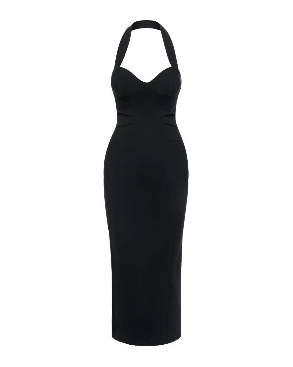 Černé dlouhé šaty, KHY, prodává Khy, 398 $