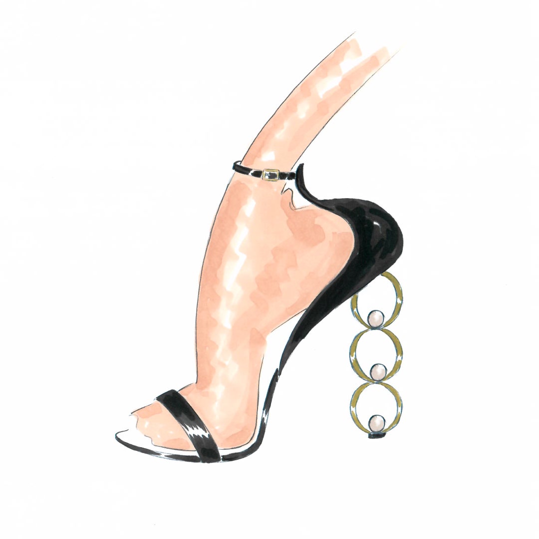 Návrh od Anissy Kermiche Autor: Archiv Aquazzura/Net-a-Porter