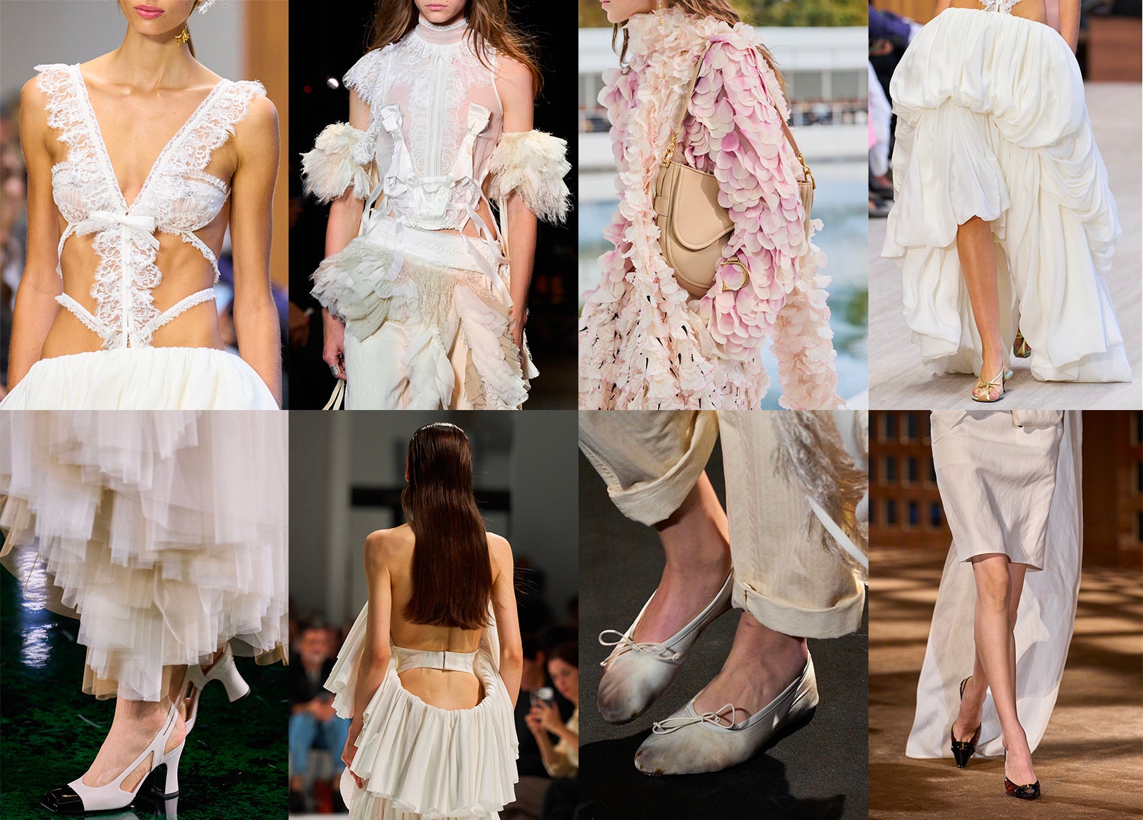 Inspirace pro nevěsty z Paříže: Nejkrásnější svatební šaty z fashion weeku jaro–léto 2027