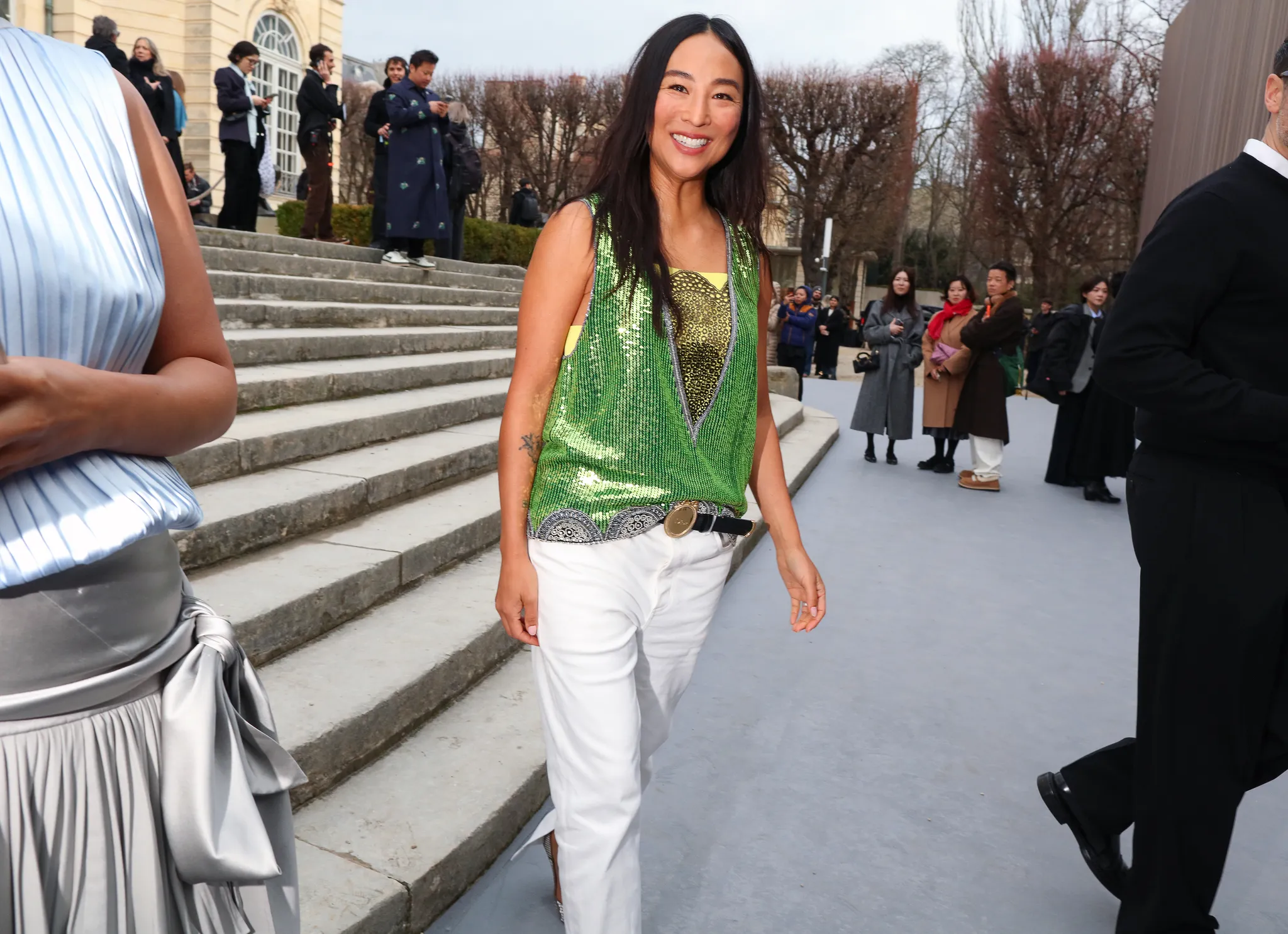 Street style Paris Haute Couture Fashion Week, leden 2026