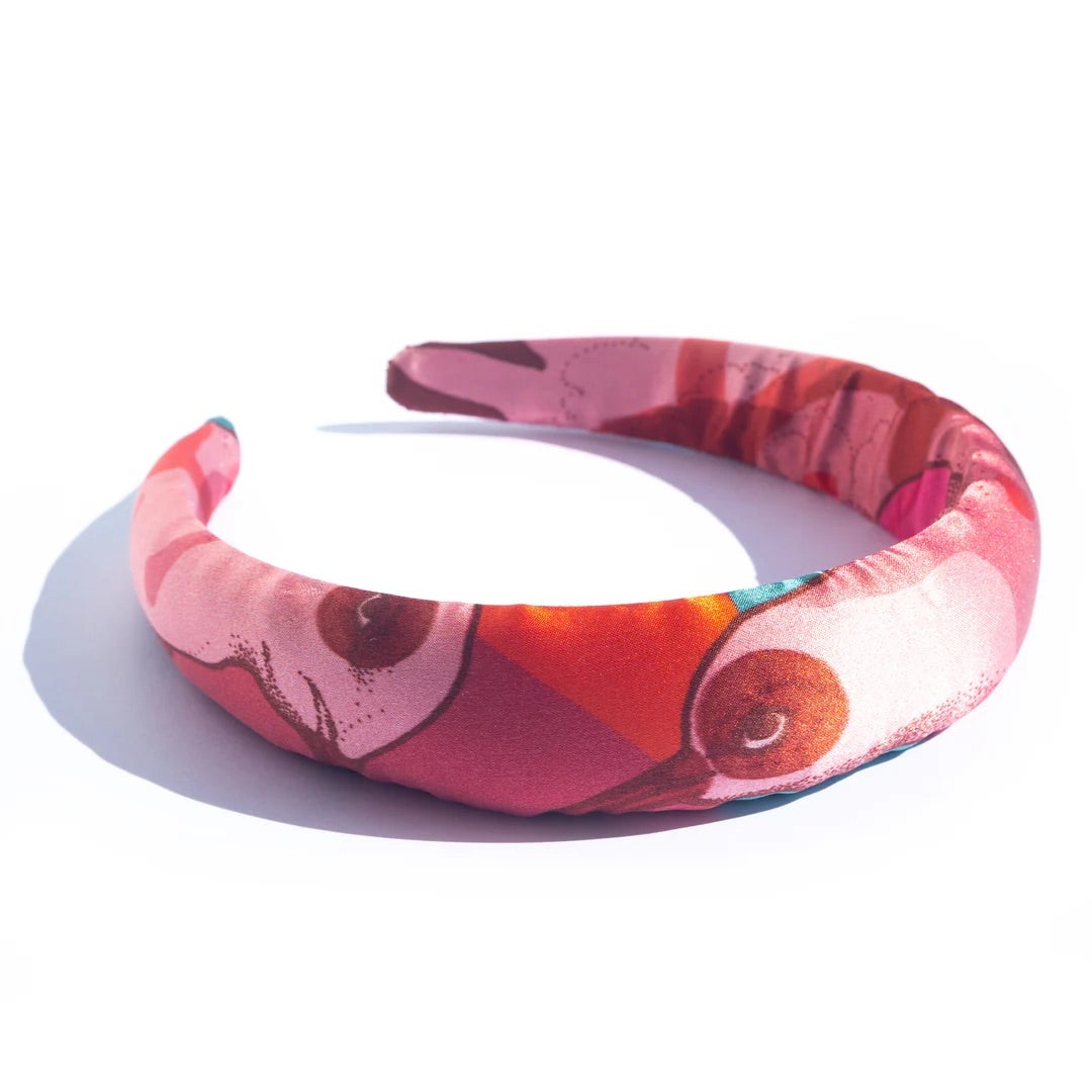 Hedvábná čelenka ptačí, ANDREA VYTLAČILOVÁ, prodává Andrea Vytlačilová, 3 150 Kč