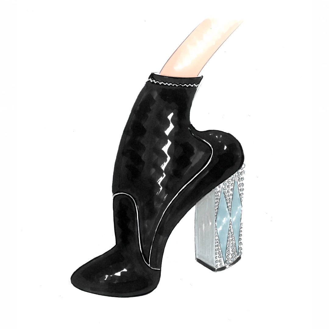 Návrh Noor Fares Autor: Archiv Aquazzura/Net-a-Porter