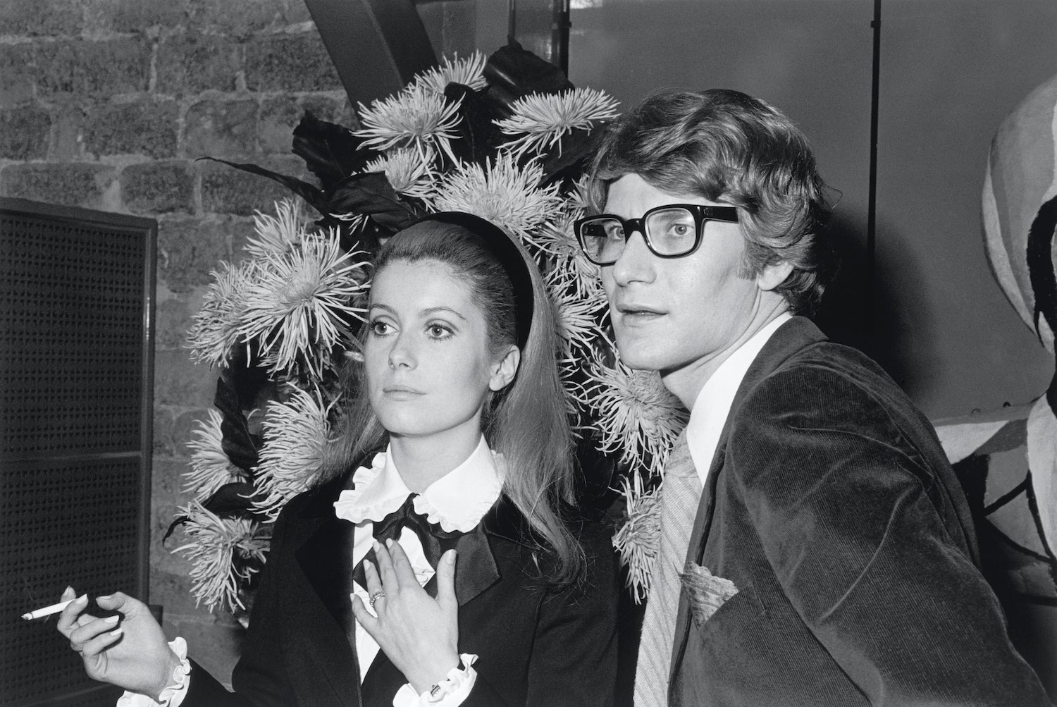 Catherine Deneuve a Yves Saint Laurent, září 1966