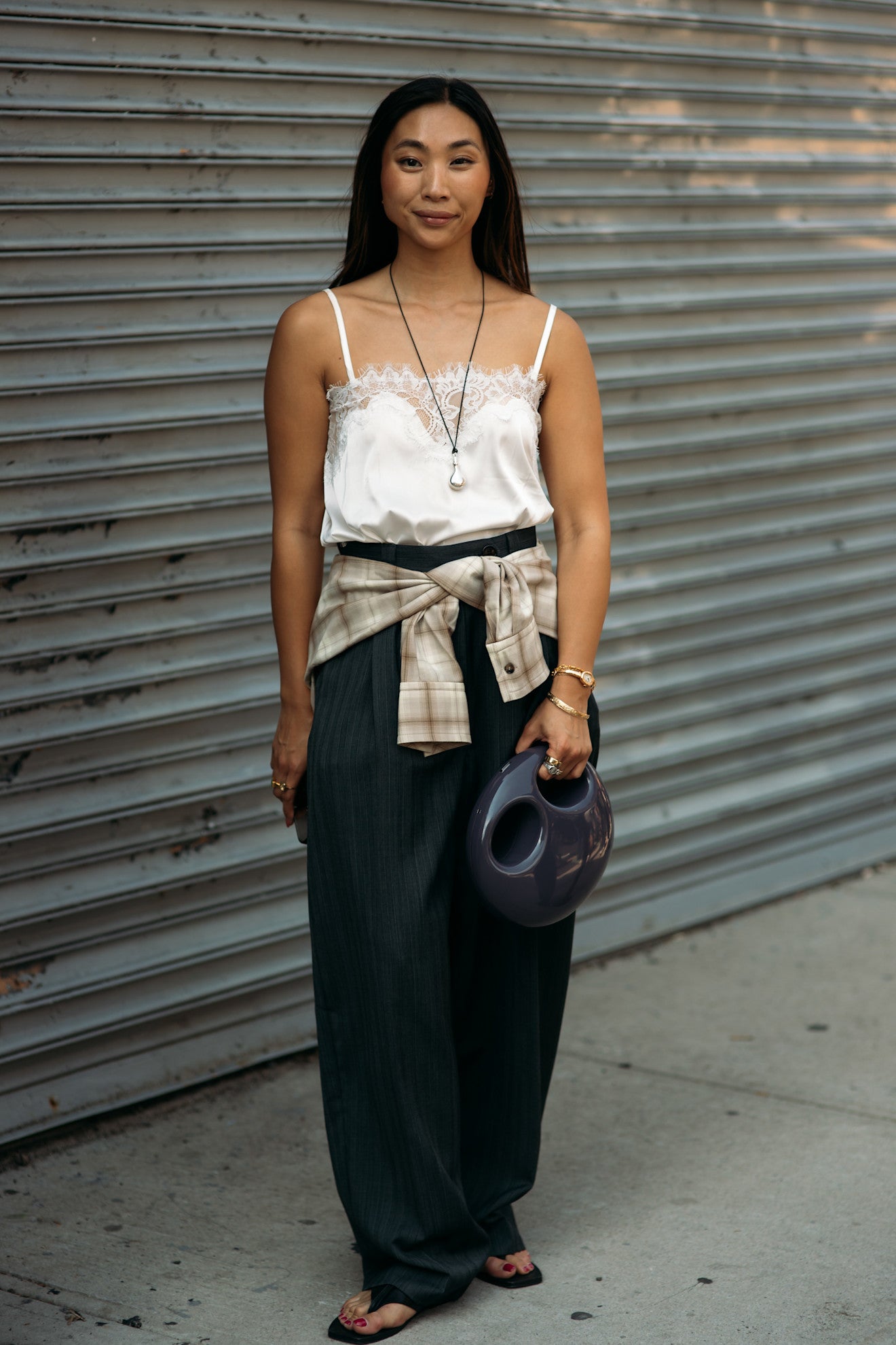 Street style New York Fashion Week, září 2025