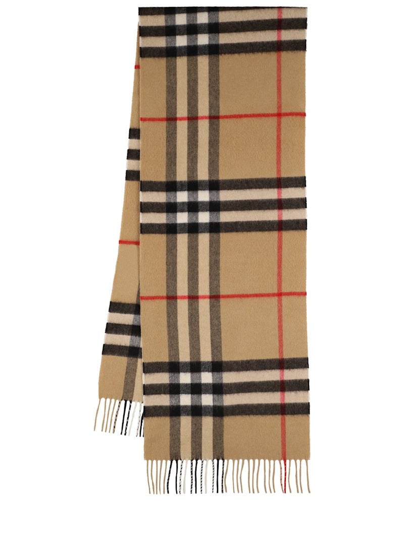 Kašmírová šála s velkými kostkami Giant Check, BURBERRY, prodává Luisaviaroma, 490 €