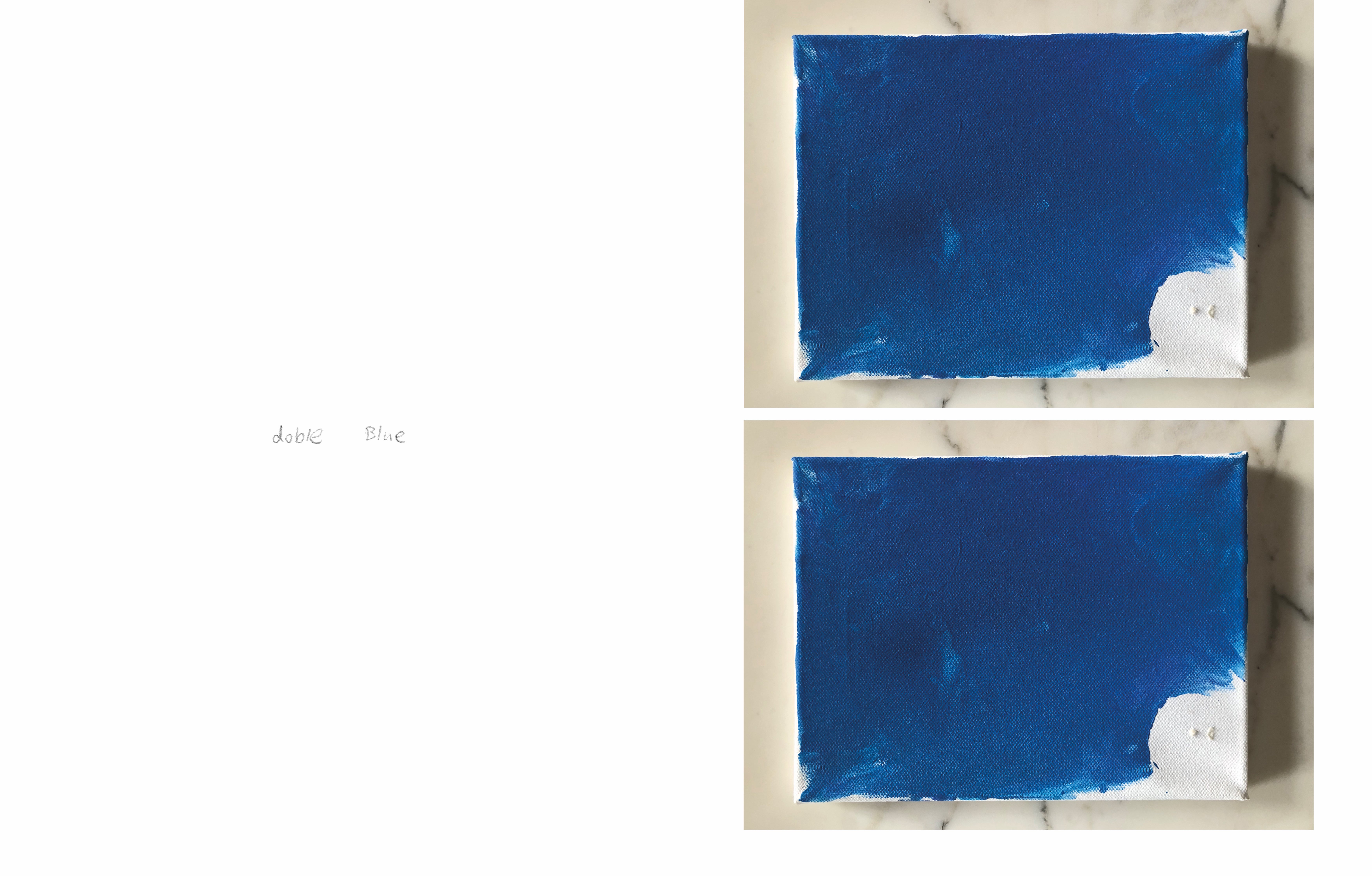 Další z děl Isabely Kreysové, pojmenované Doble Blue Další z děl Isabely Kreysové, pojmenované Doble Blue