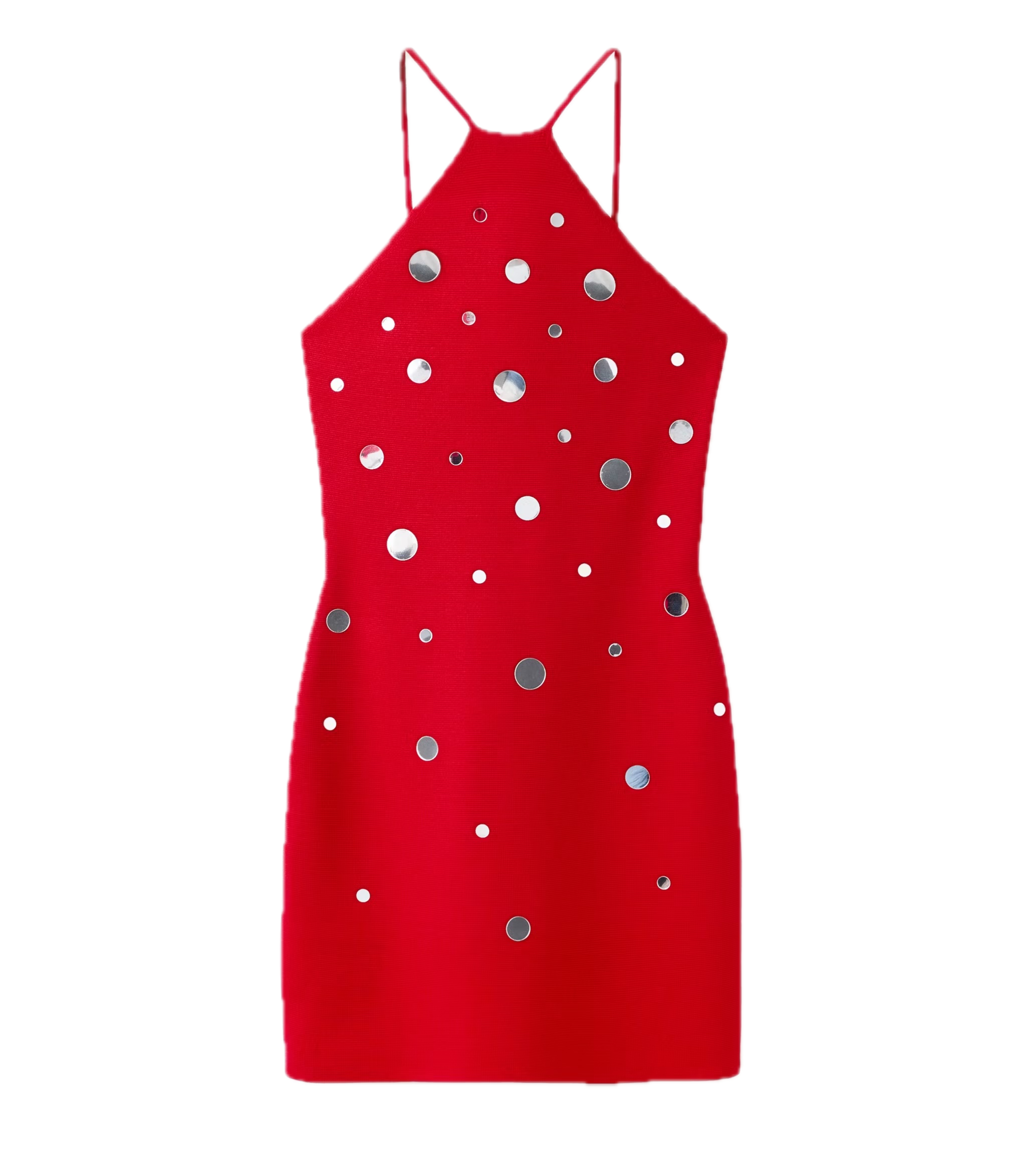 Červené minišaty, MANGO, 1 399 Kč