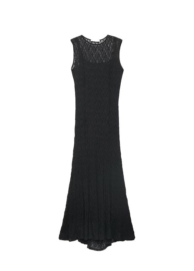 Dlouhé šaty s krajkou, MANGO, 999 Kč