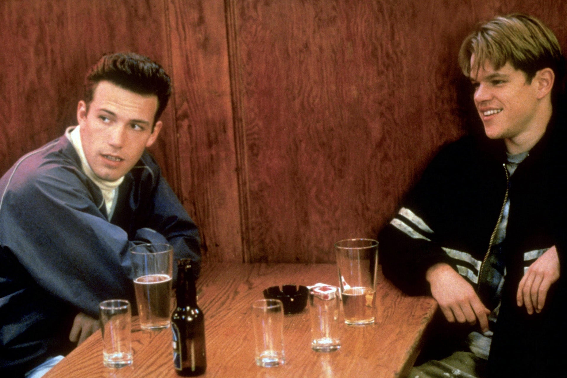 Ben Affeck a Matt Damon ve filmu Dobrý Will Hunting, 1997