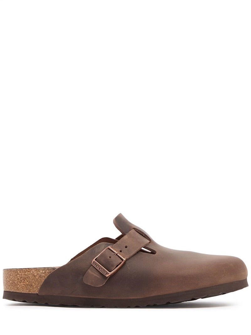 Boston mules z naolejované kůže, BIRKENSTOCK, 150 €