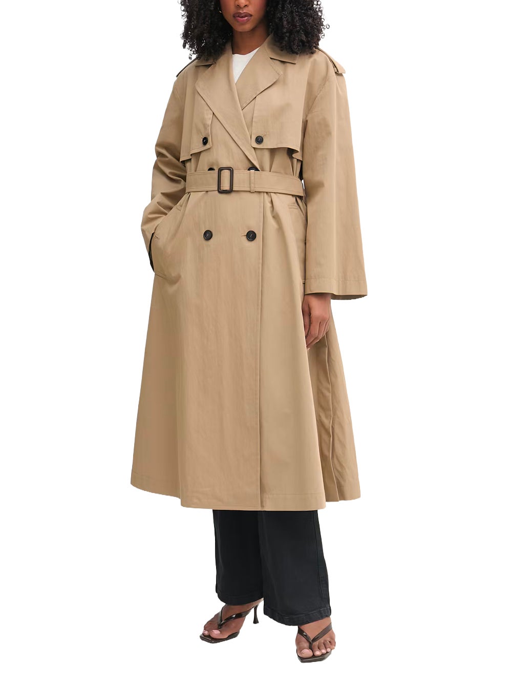 Trenčkot dámský s bavlnou Giunchi, WEEKEND MAX MARA, prodává Answear, 9 999 Kč
