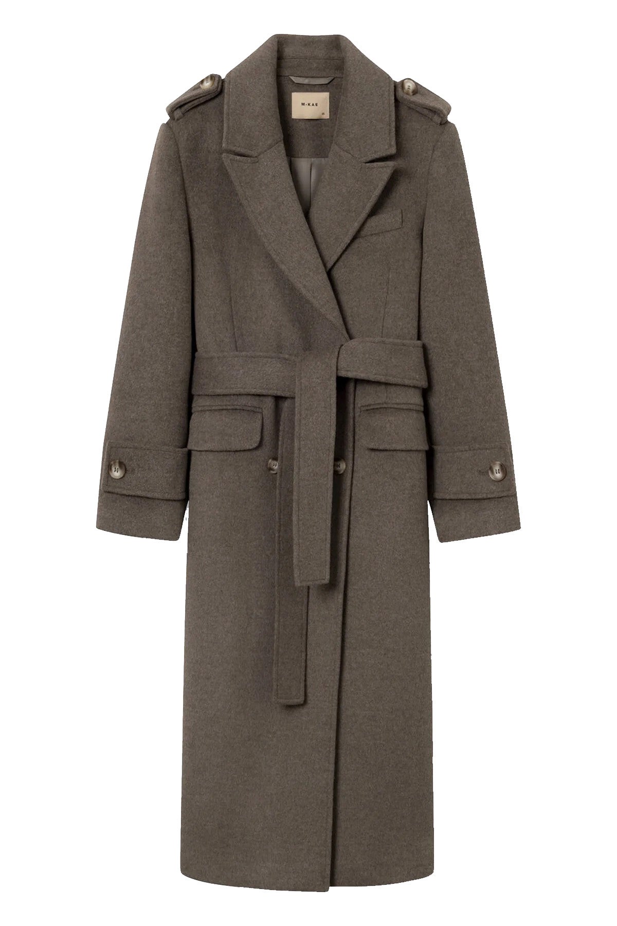 Hnědý kabát ze směsi vlny, M-KAE, prodává M-Kae, 10 284 Kč