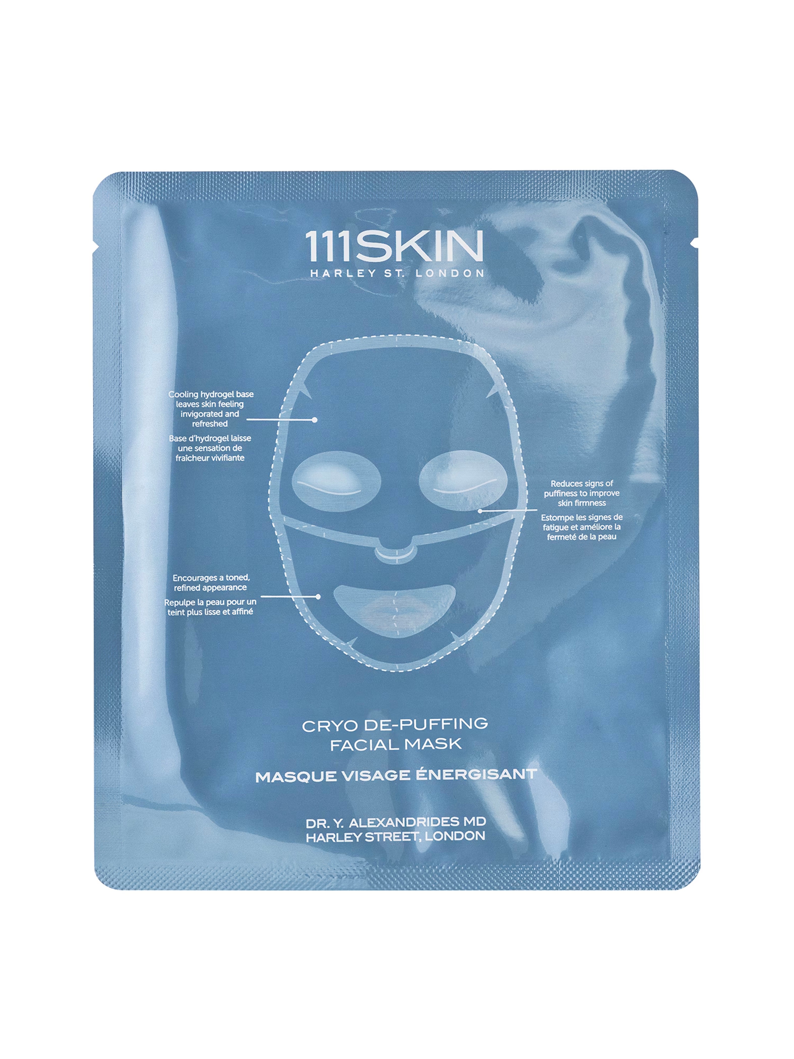 Hydratační chladivá hydrogelová maska Cryo De-Puffing Facial Mask, 111SKIN, 1 999 Kč