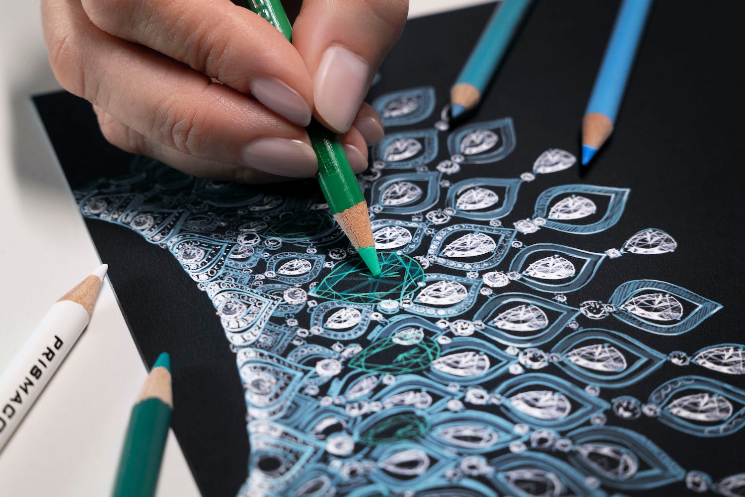 Skica náhrdelníku Emerald Glory