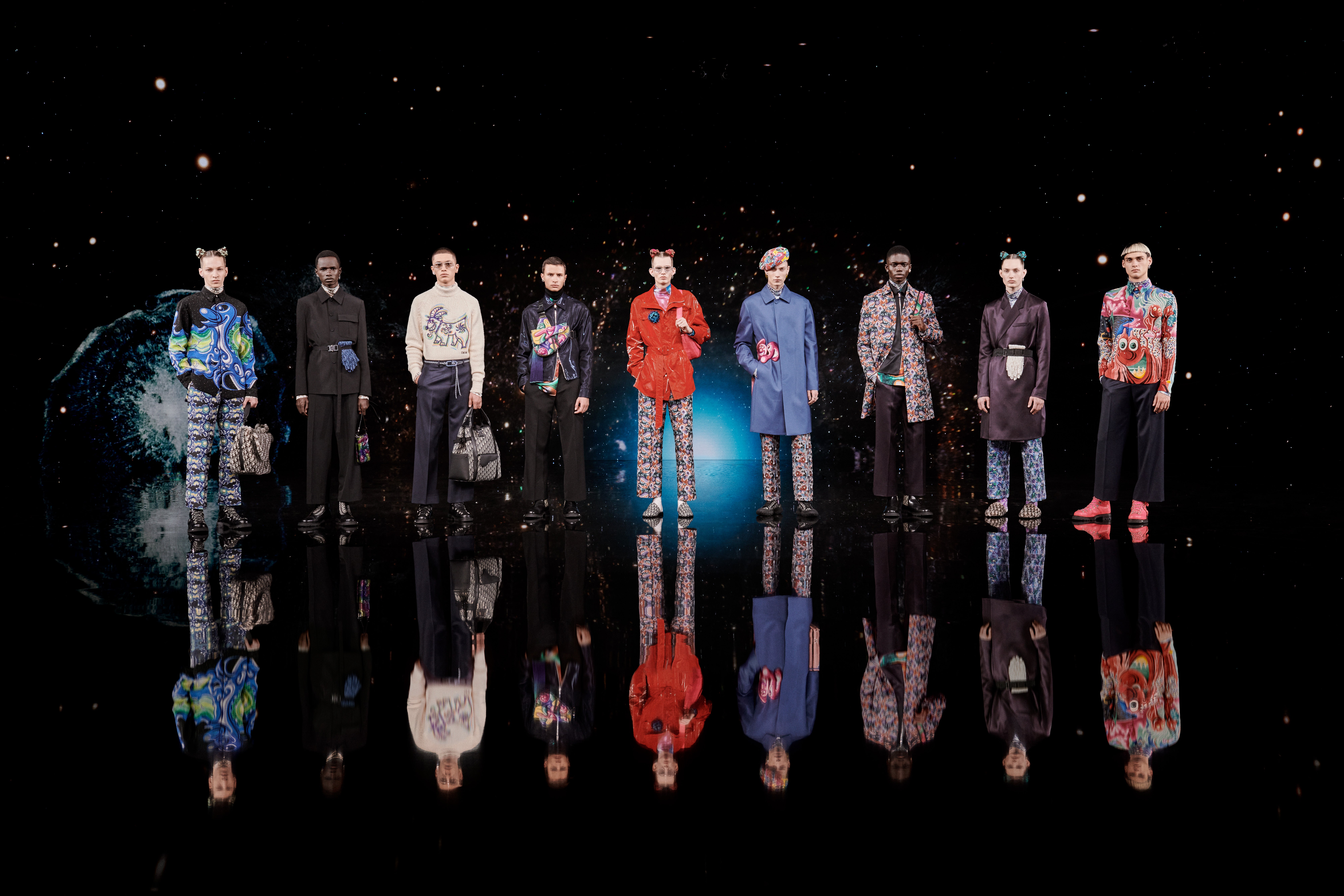 Dior Fall 2021 x Kenny Scharf