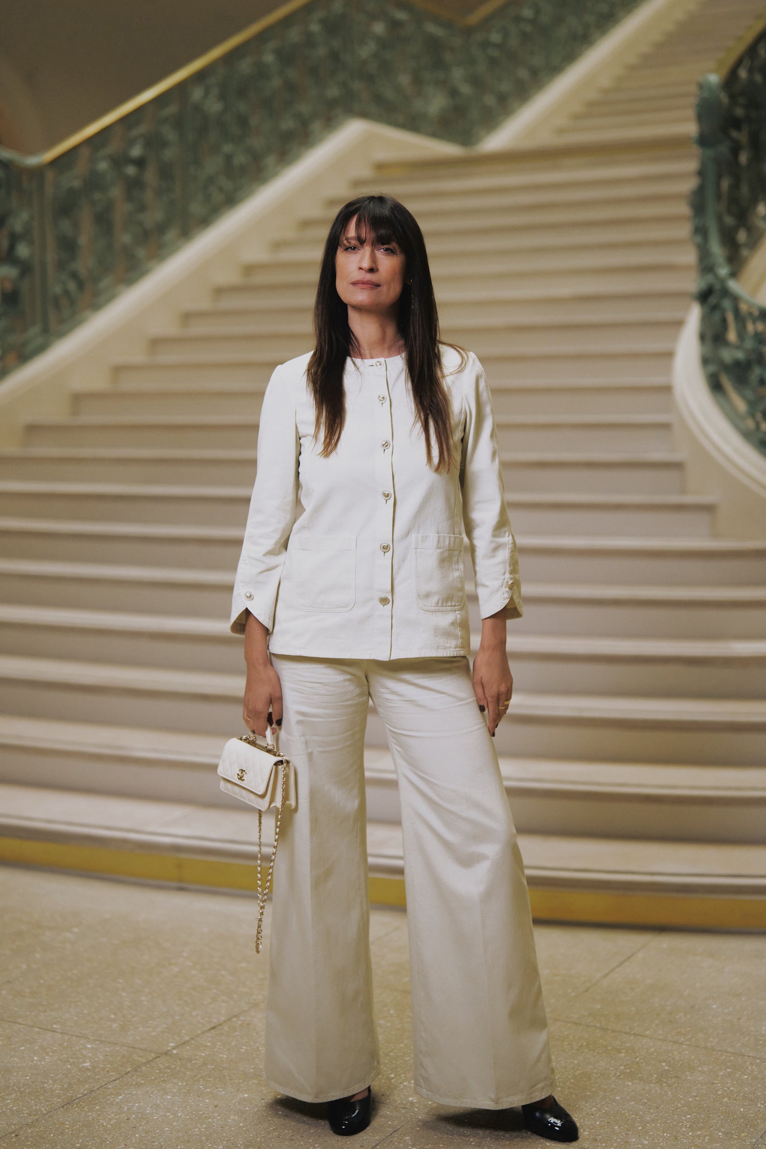 Caroline de Maigret na přehlídce Chanel Haute Couture v Paříži, 8. července 2025