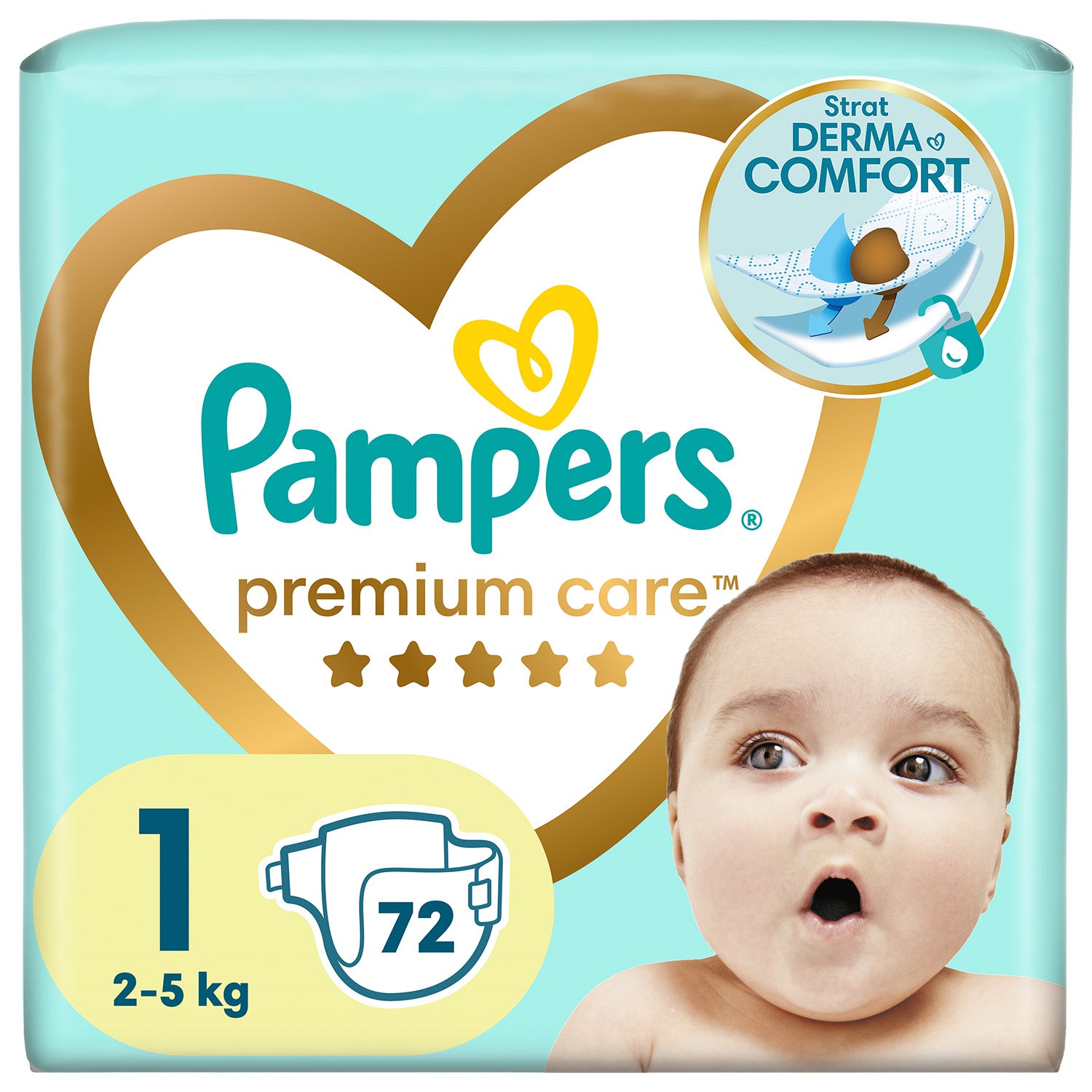 PAMPERS Premium Care vel 1 (72 ks), PAMPERS, prodává Alza, 459 Kč
