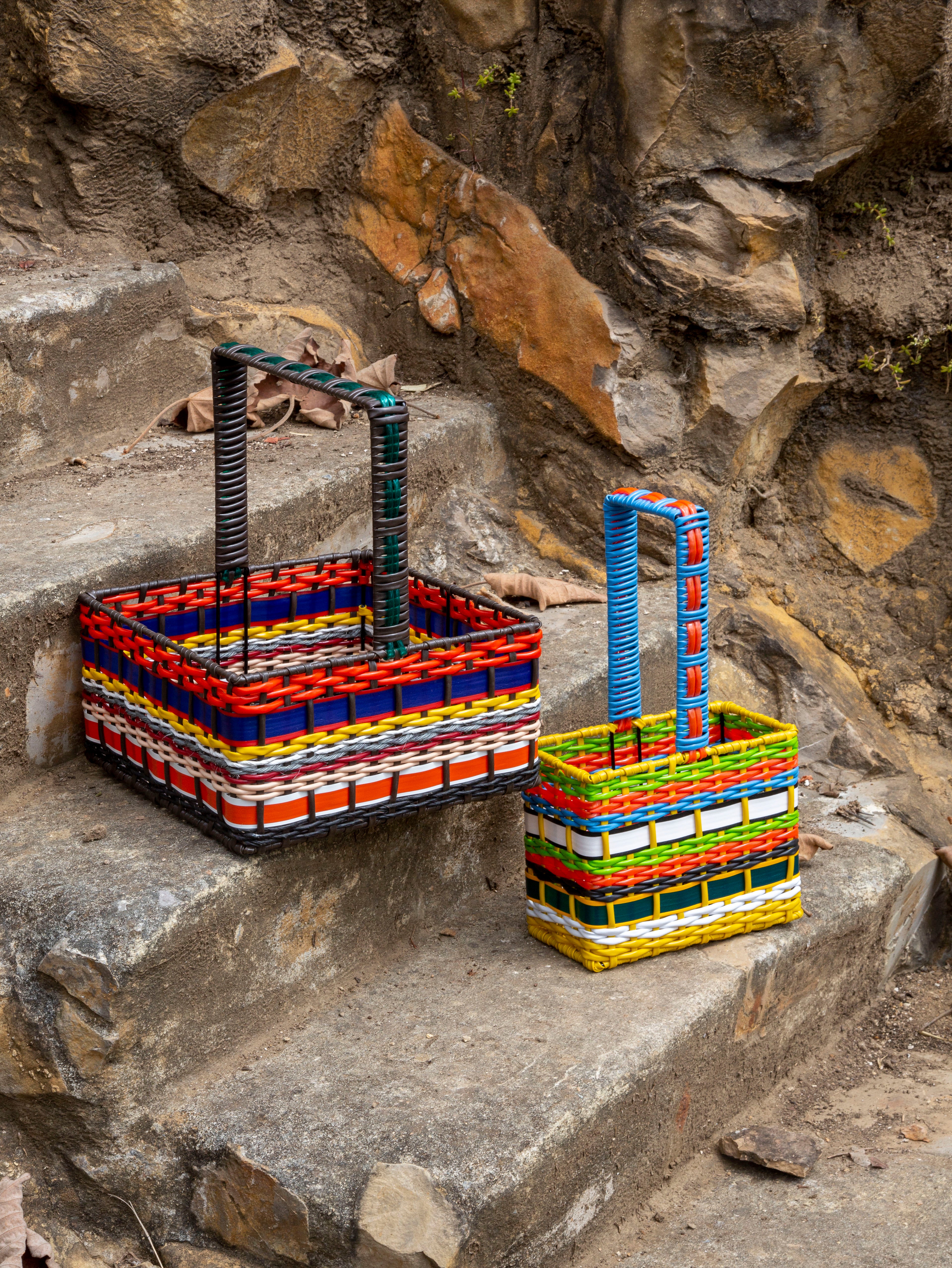 Košíky z kolekce Zooterico, na níž značka Marni spolupracovala s Farfetch Košíky z kolekce Zooterico, na níž značka Marni spolupracovala s Farfetch