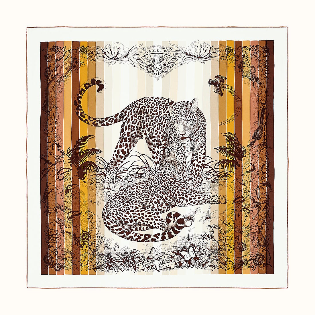 Jungle Love Rainbow šátek, Hermès, prodává Hermès, 9 900 Kč