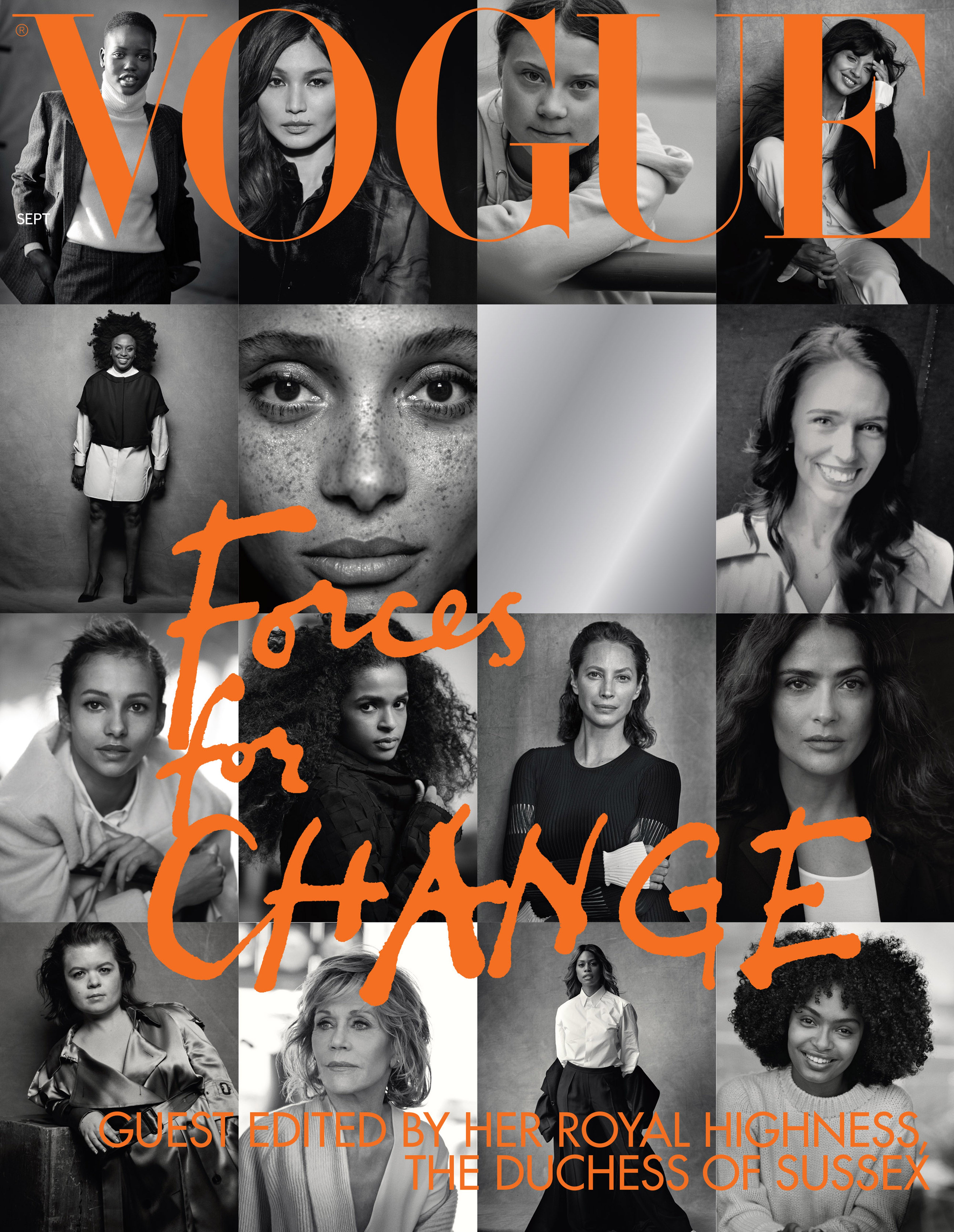 Cover britské Vogue, září 2019 Cover britské Vogue, září 2019