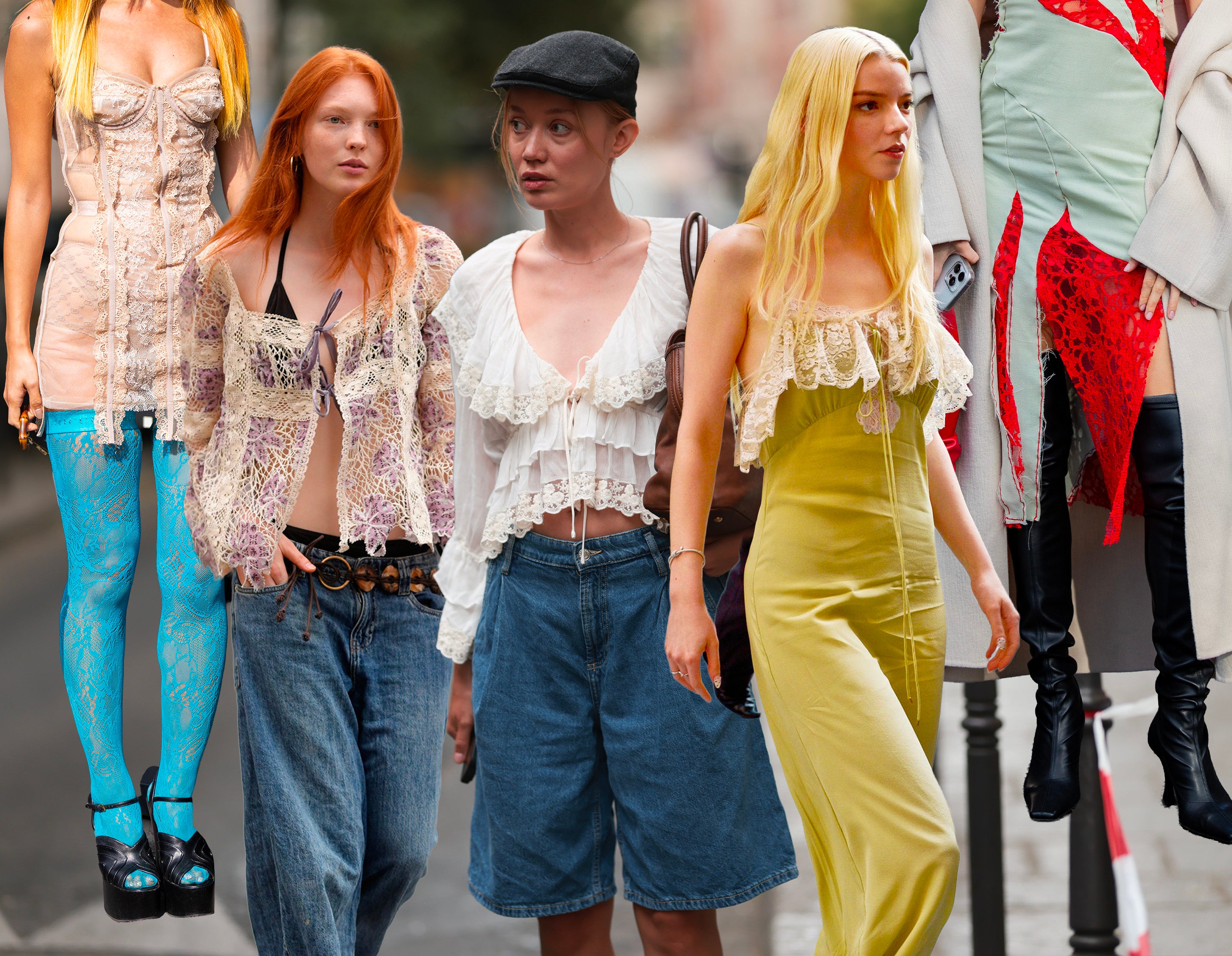 Milovníci módy přicházejí v novém pojetí krajky a jsou hippie chic

