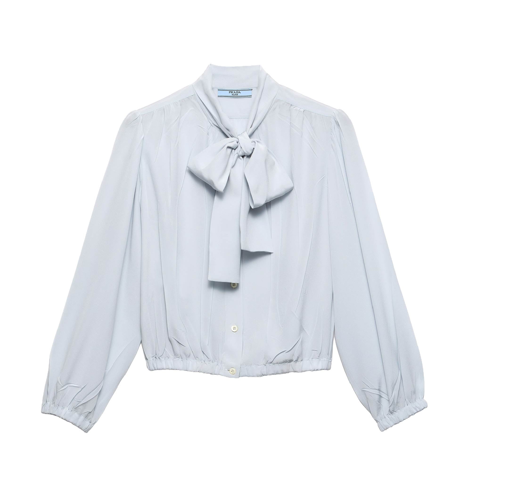 Modrá košile s vázáním, PRADA,  2 780 Kč