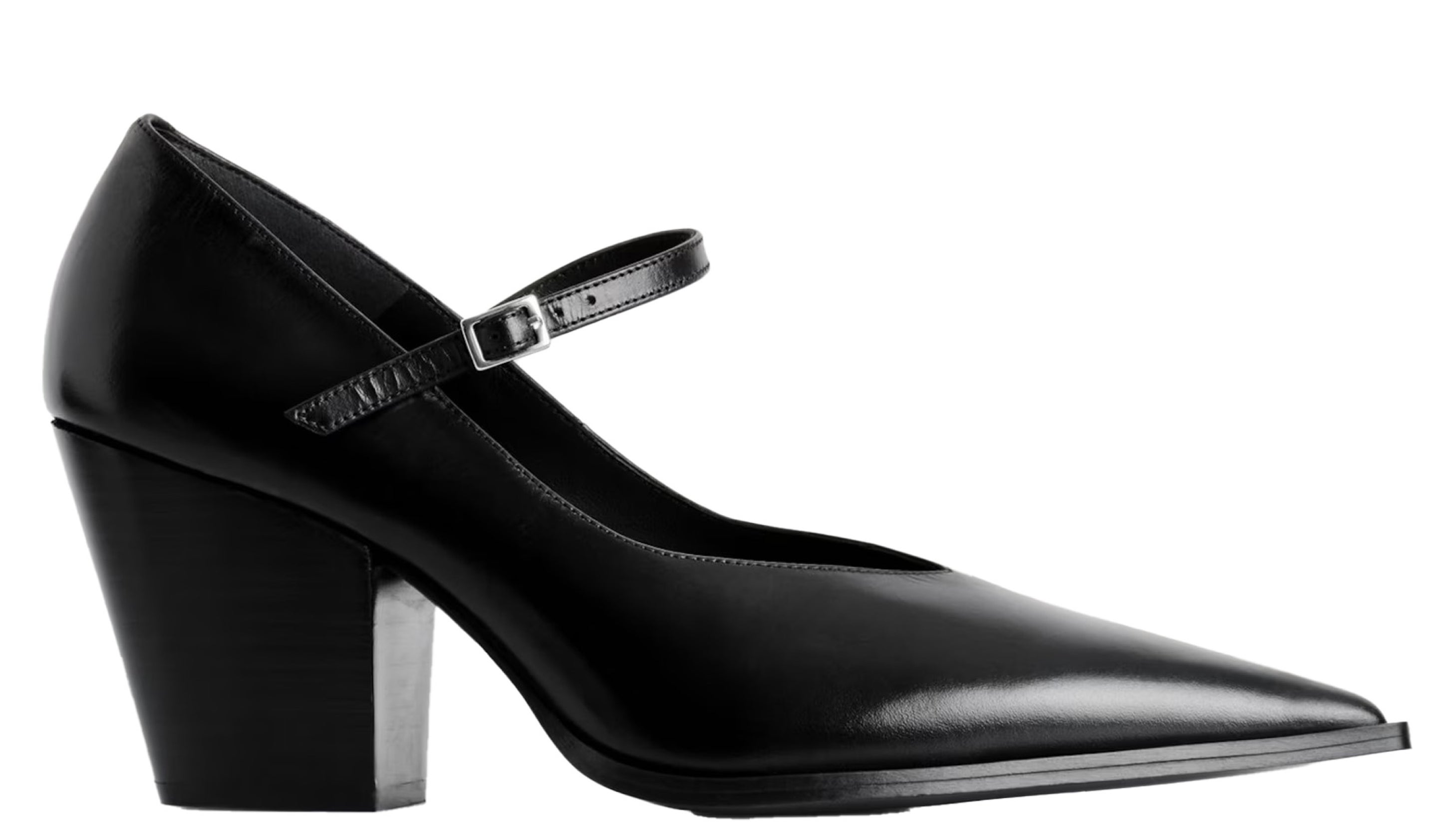 Kožené boty ve stylu mary-jane, COS, 179 €