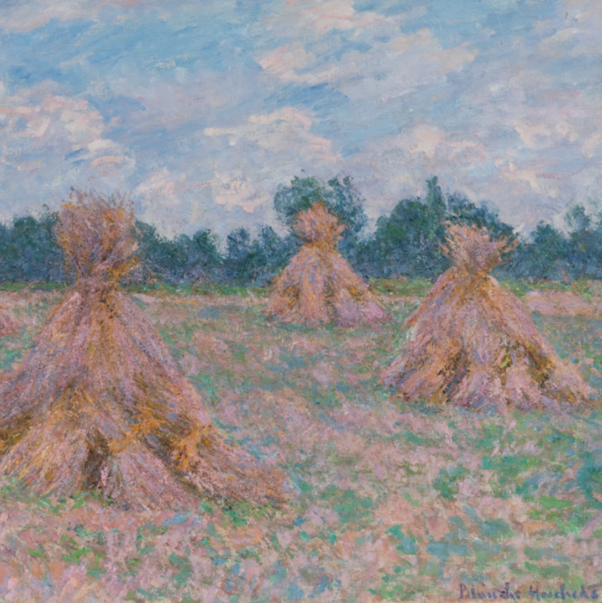 Blanche Monet, malířka, která se učila od krále impresionismu