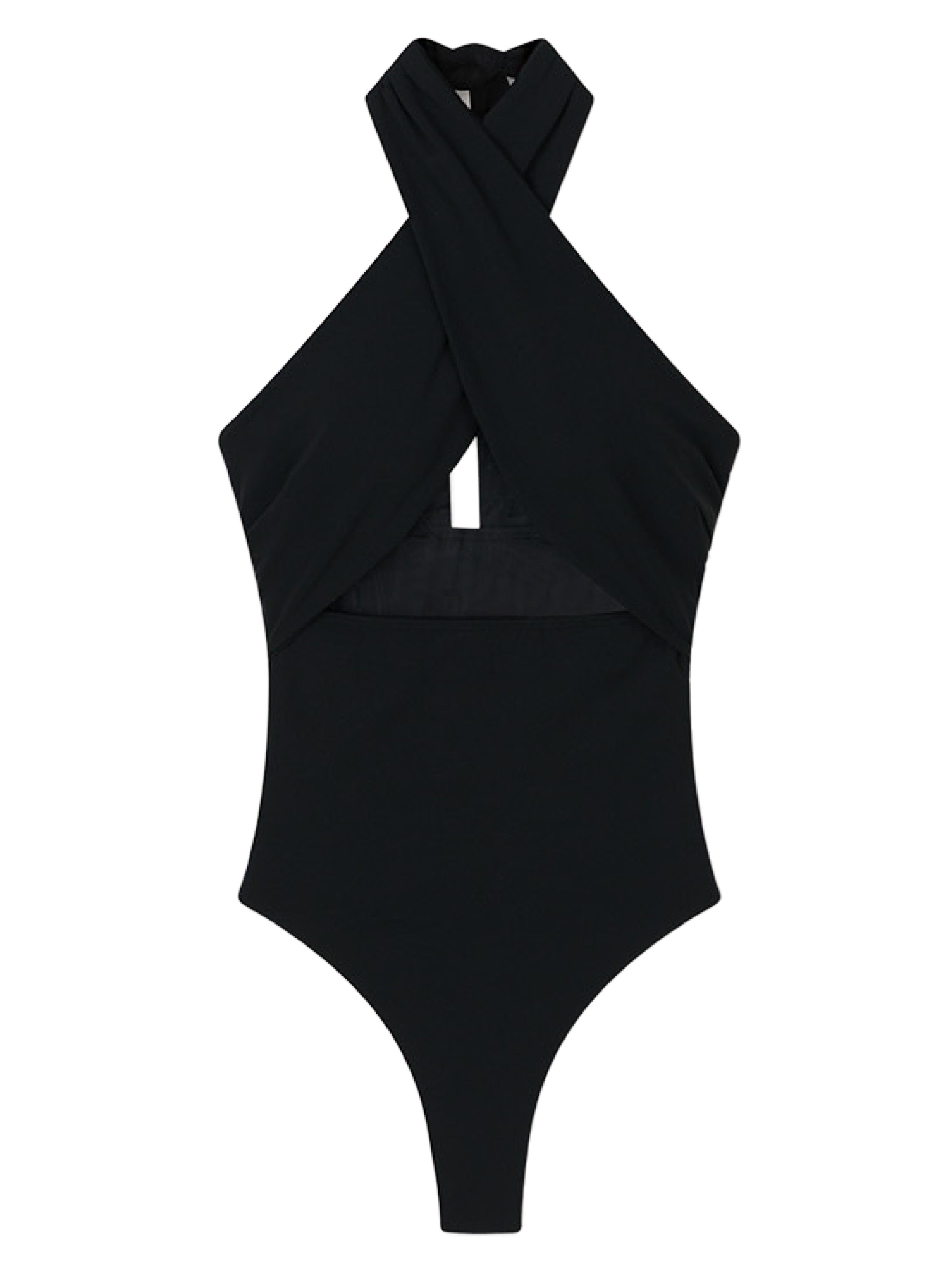 Černé plavky vcelku, NANUSHKA, prodává LuisaViaRoma, 225 €