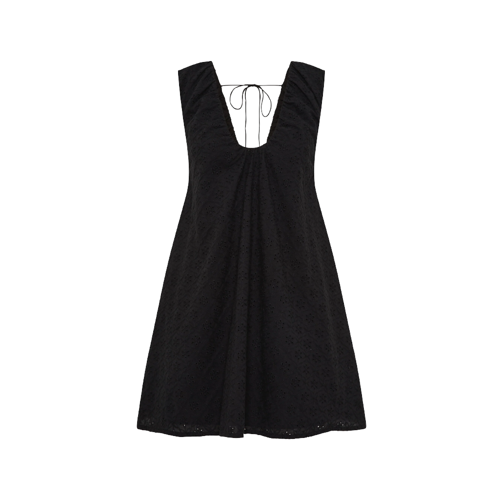 Černé minišaty, FAITHFULL, prodává Faithfull, 240 $