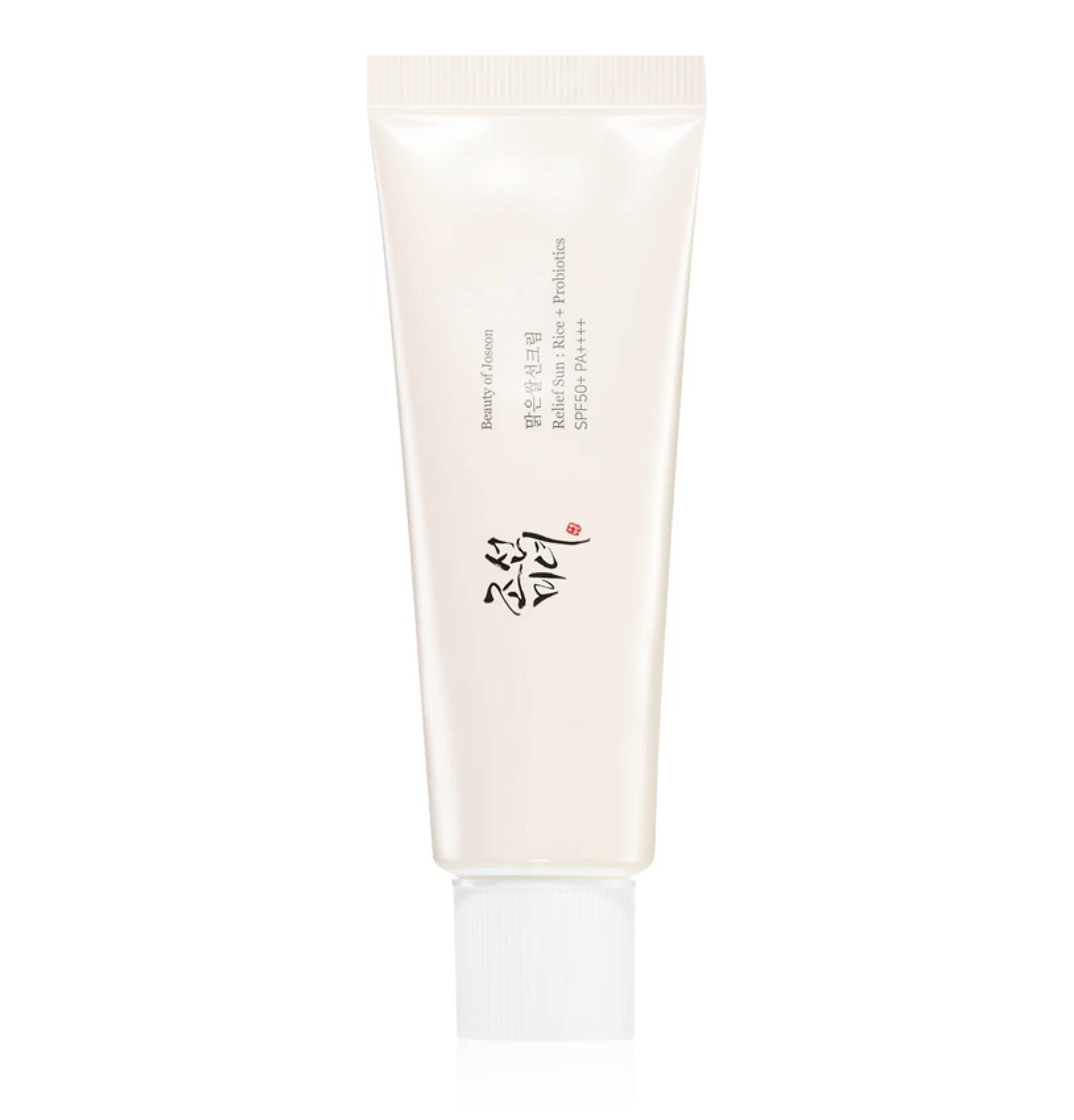 Relief Sun Rice + Probiotics, ochranný pleťový krém s probiotiky, BEAUTY OF JOSEON, prodává Notino, 282 Kč