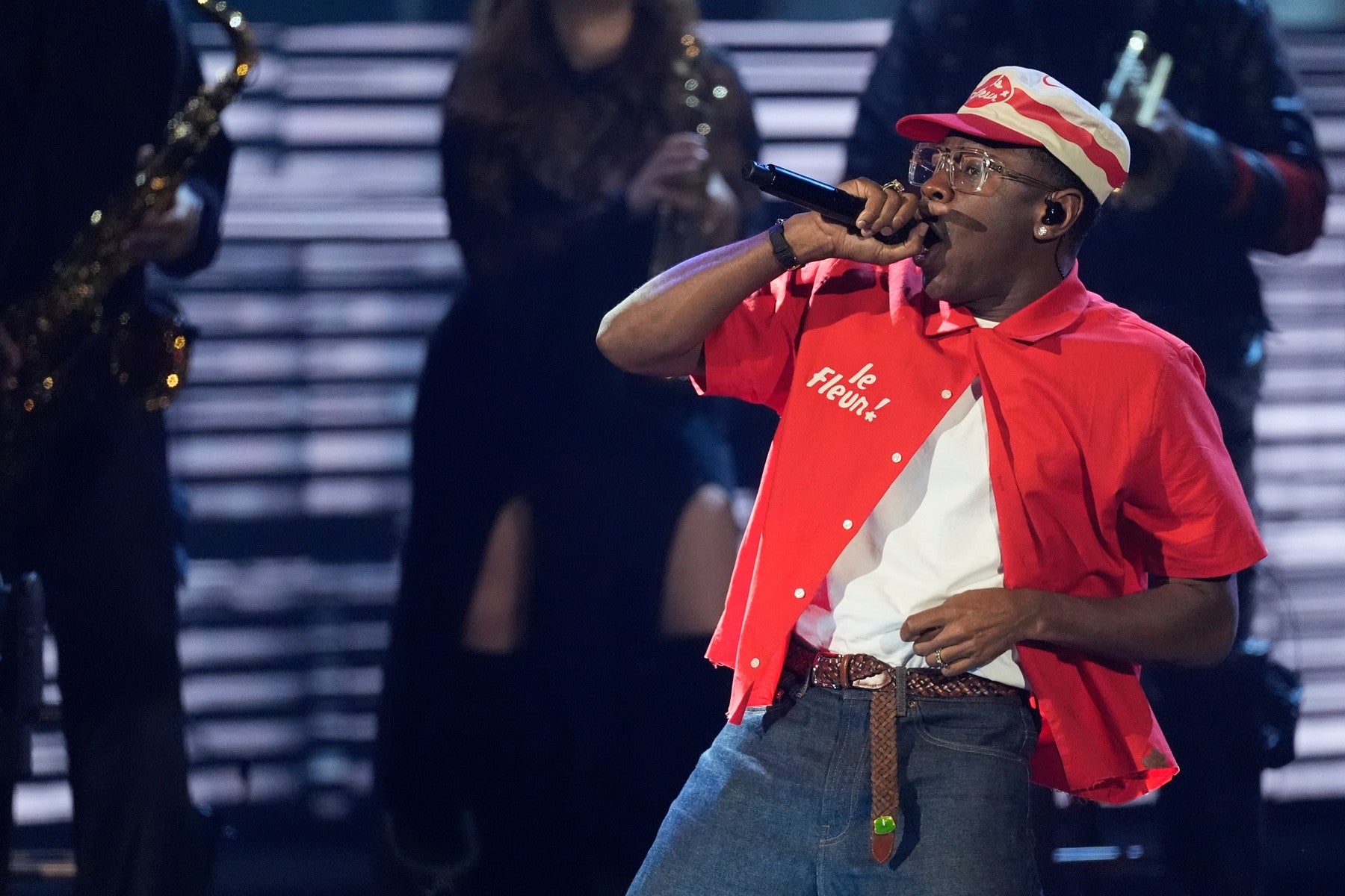 Tyler, the Creator na Rock and Roll Hall of Fame Induction Ceremony v LA, 8. listopadu 2025