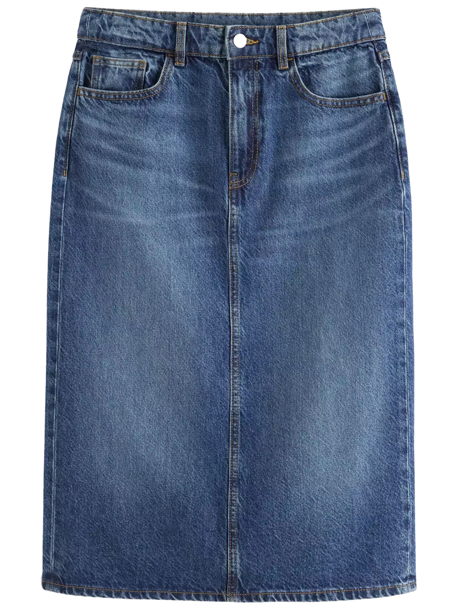 Džínová midisukně z recyklované bavlny, LINDEX, 1 199 Kč