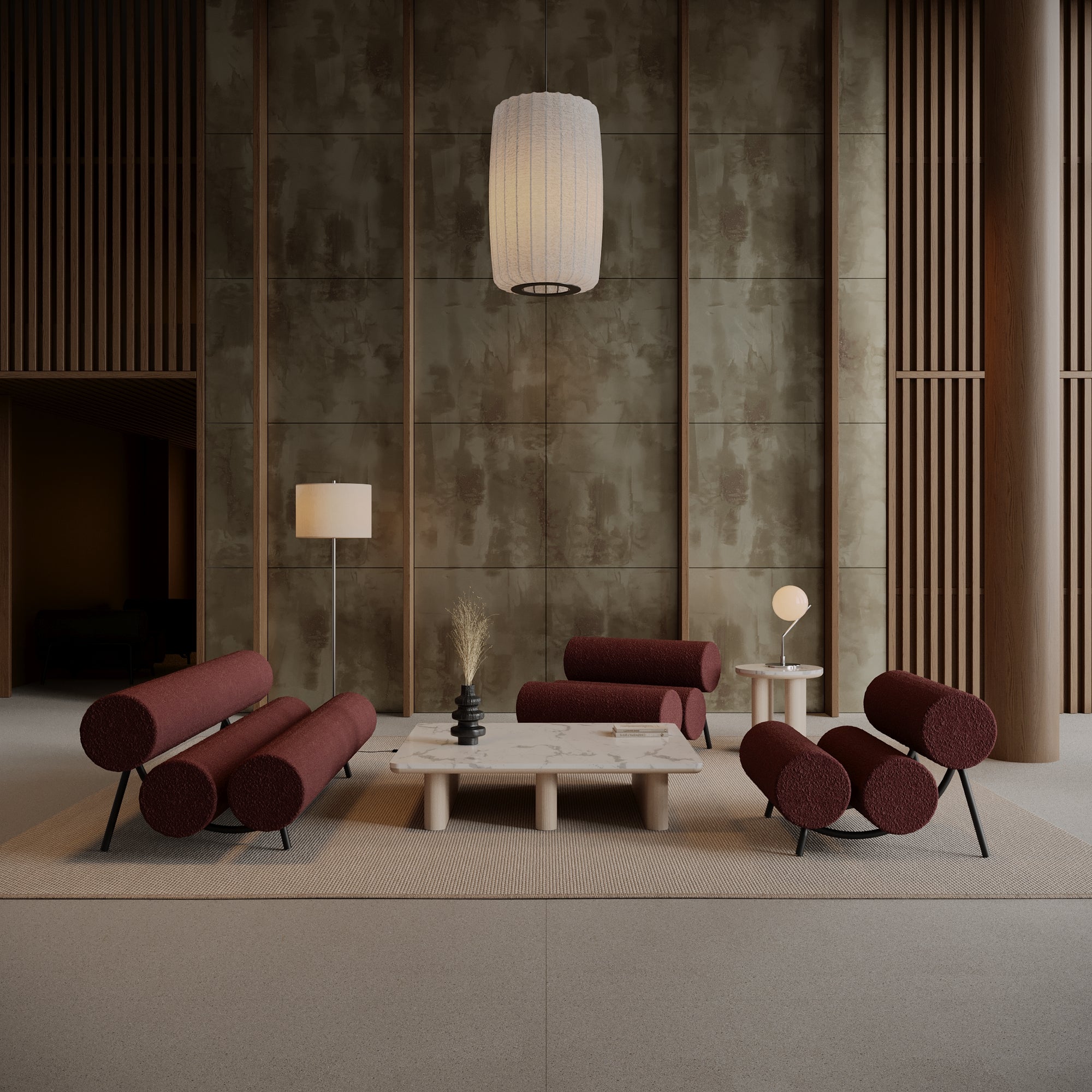 Master & Master, křeslo a sofa Log, Jiří Pelcl